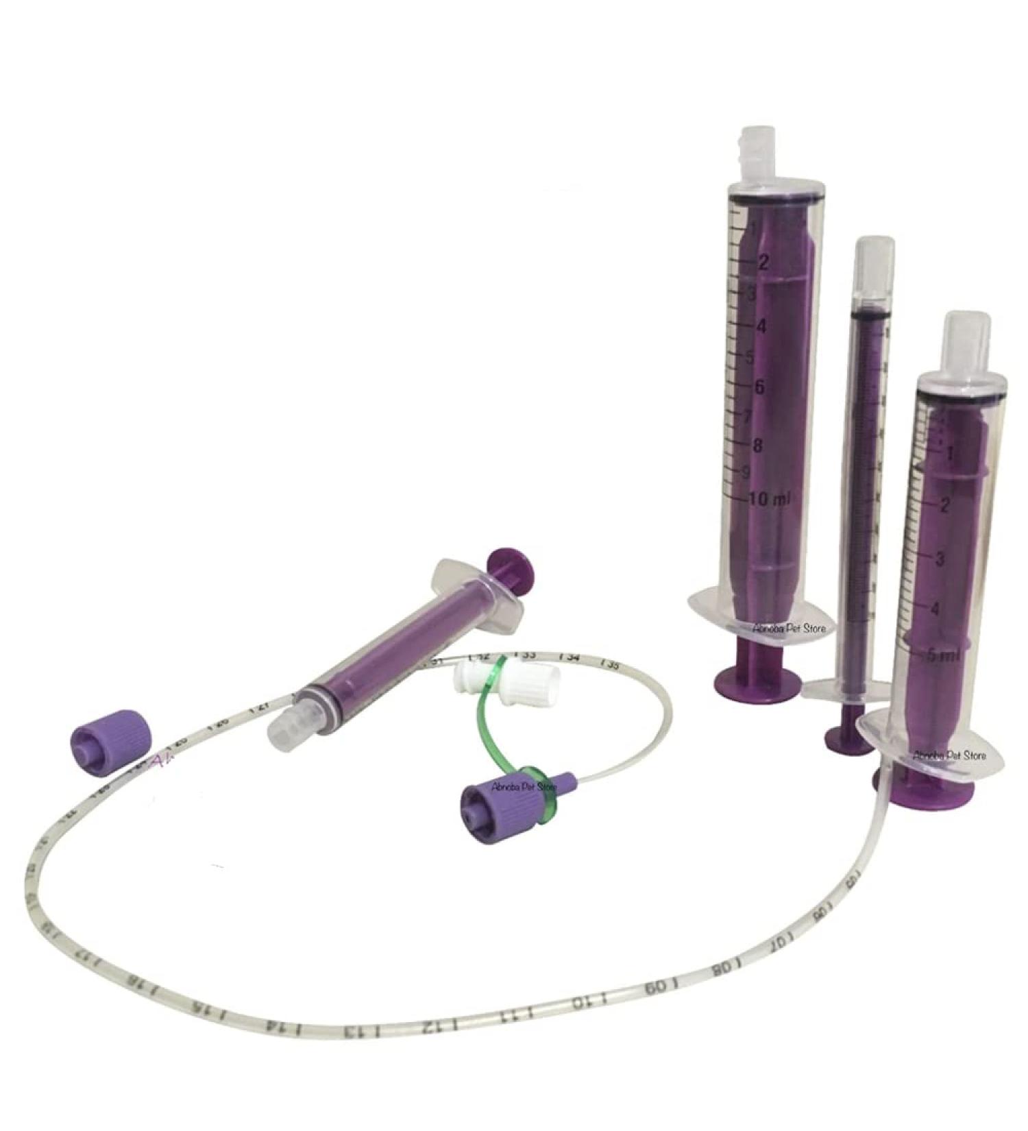 ABNOBA PET STORE ONE NEW LONG LIFE Sterile Tube Feeding Kit 6 French (2.00mm) 2 SYRINGES Medium & Large Breed Puppies Feeding Tube - Buy Online on SooperMarket.com