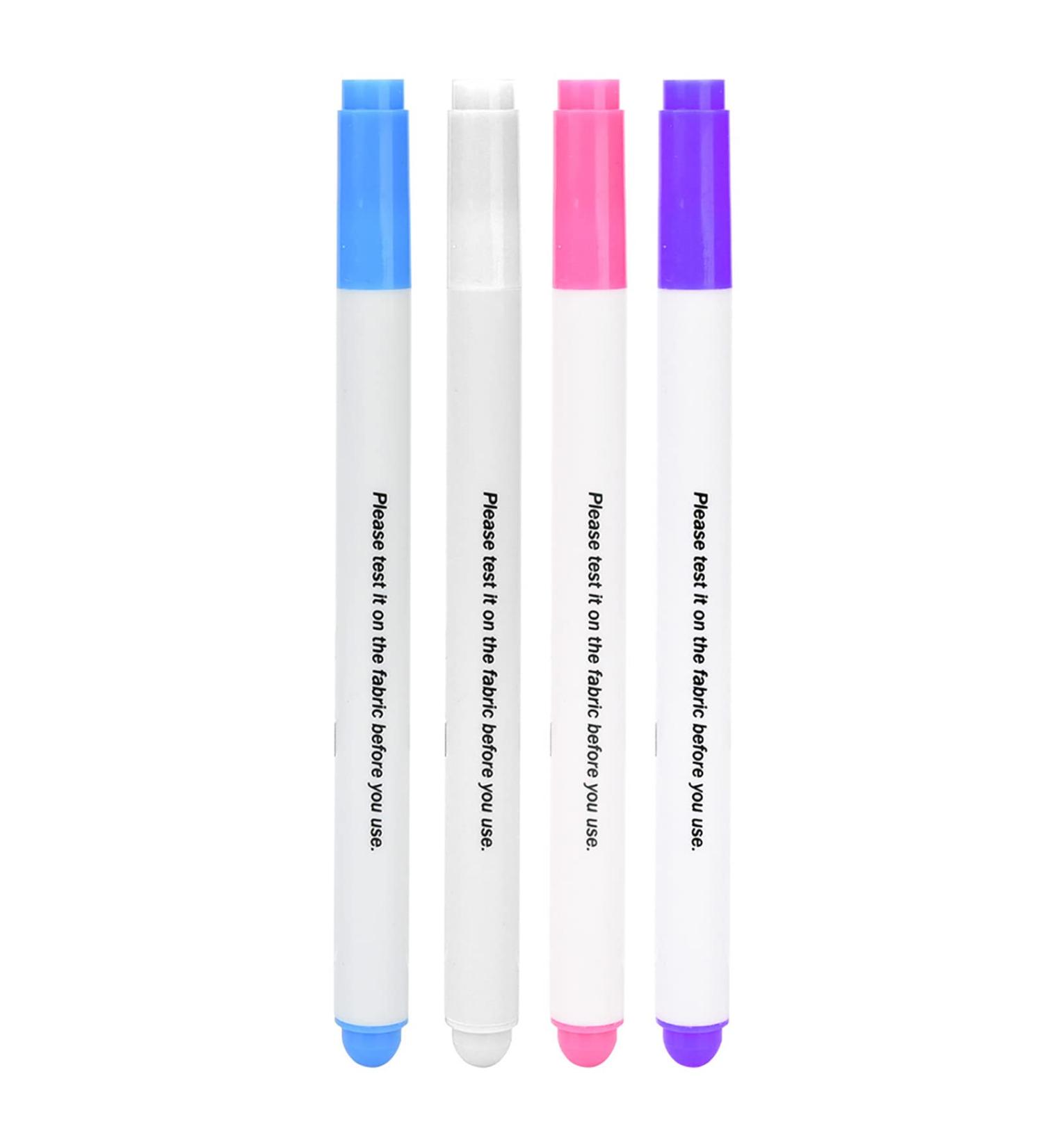 Biitfuu Disappearing Ink Fabric Marker - Temporary Auto-Vanishing Pen for Cloth Sewing - Buy Online on SooperMarket.com