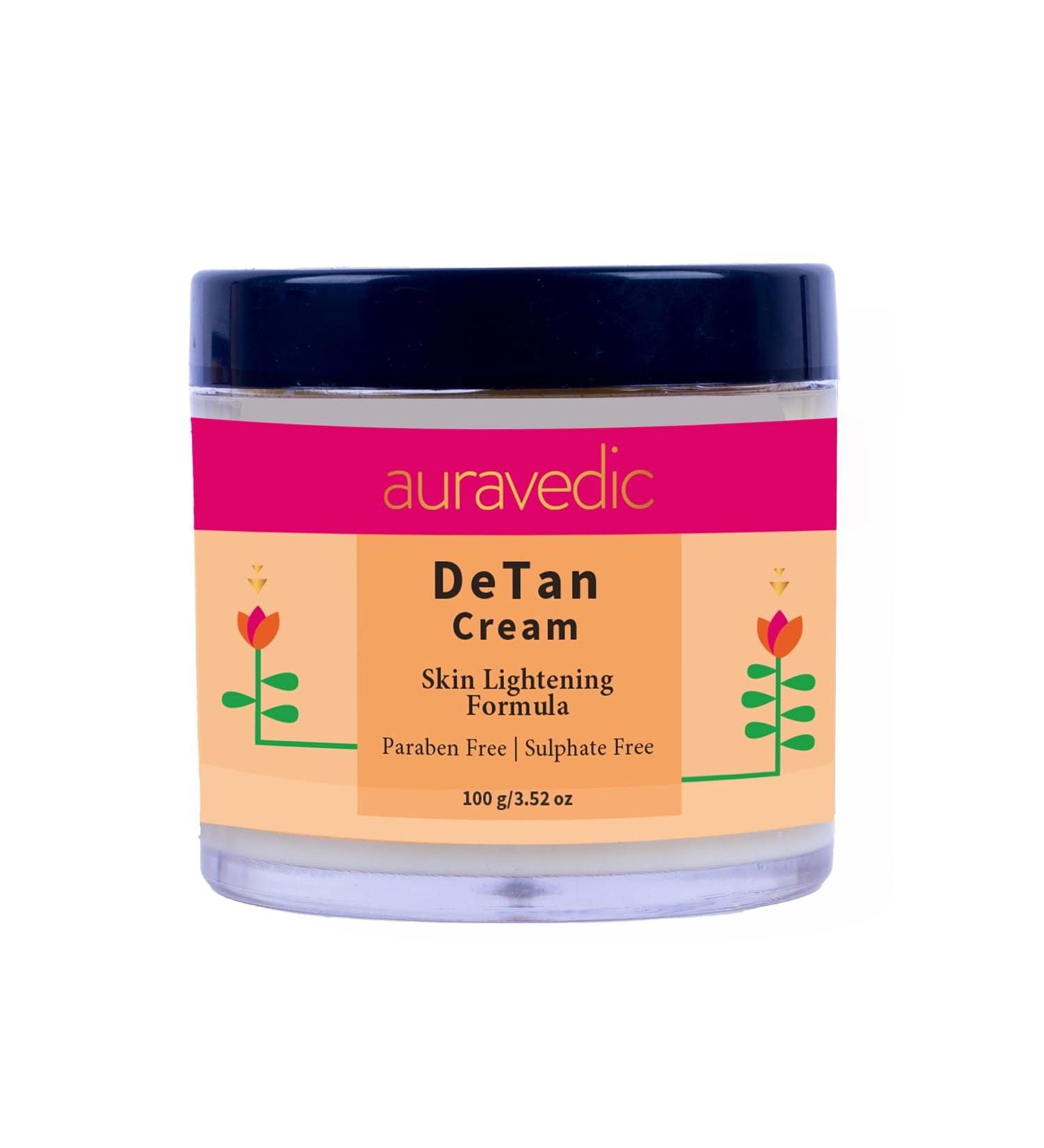 Unisex De-Tan Face Cream - Organic Moisturizer to Reduce Sun Tan | Papaya Turmeric & Licorice | 100g International Shipping Available - Buy Online on SooperMarket.com