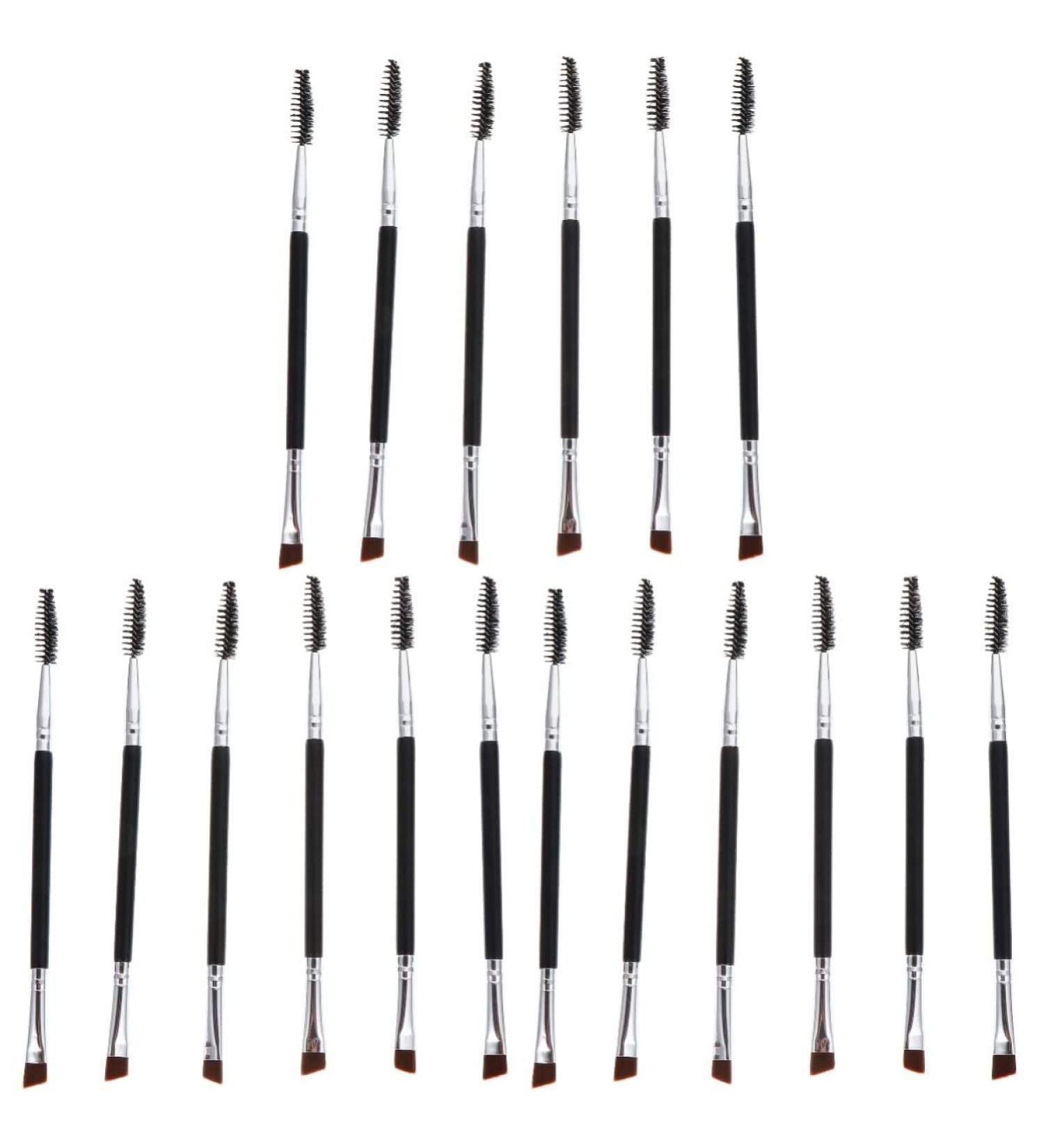 Buy NOLITOY 18 Pcs Eyebrow & Eyelash Extension Brush Set | Dual Ended Angled Makeup Tools | Portable Lash Applicators - International Shipping Available - Buy Online on SooperMarket.com