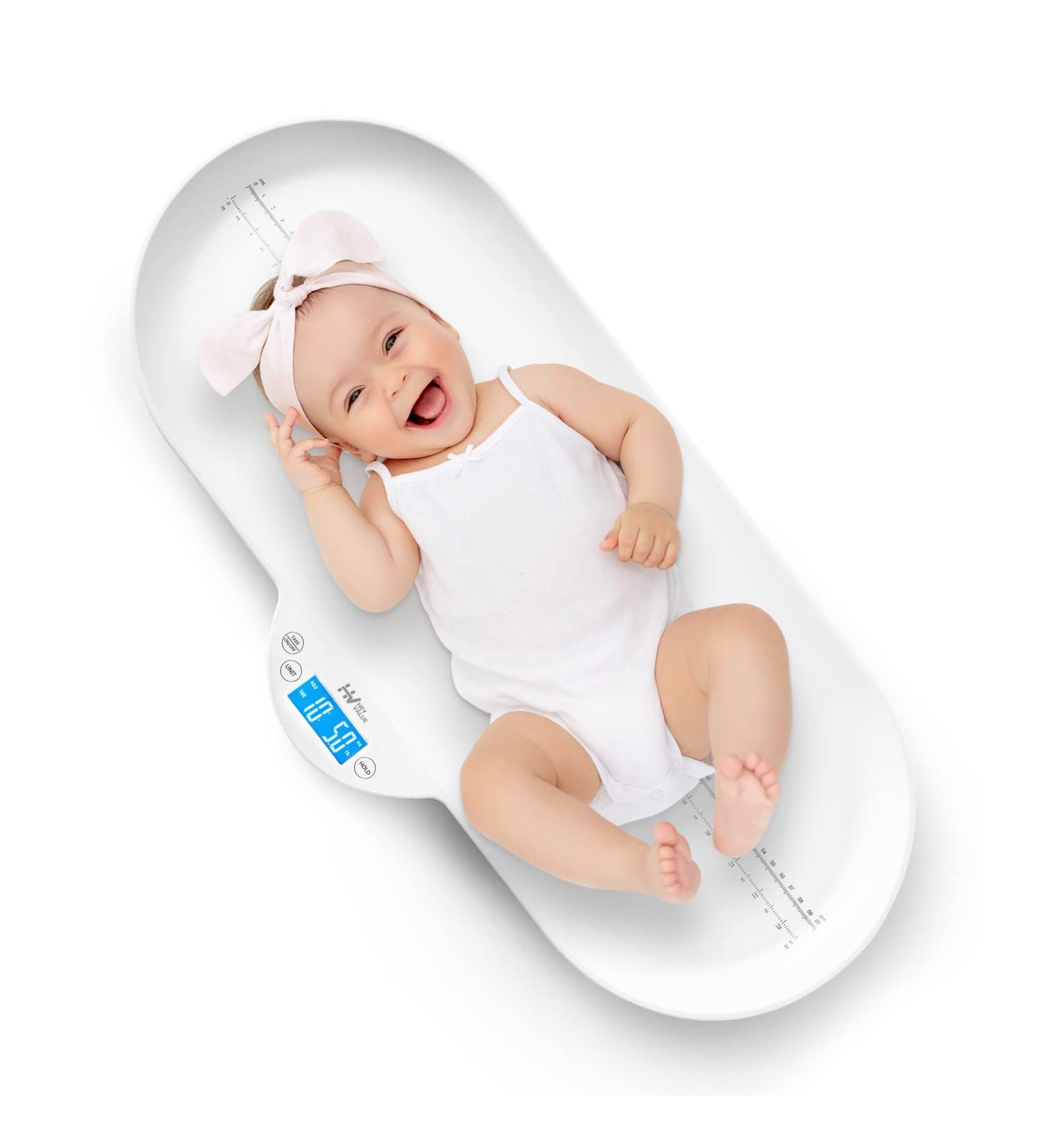 Accurate Baby & Pet Scale - Digital Weighing Scale for Infants, Toddlers & Animals with Hold Function | Precise آ±0.1oz - Buy Online on SooperMarket.com