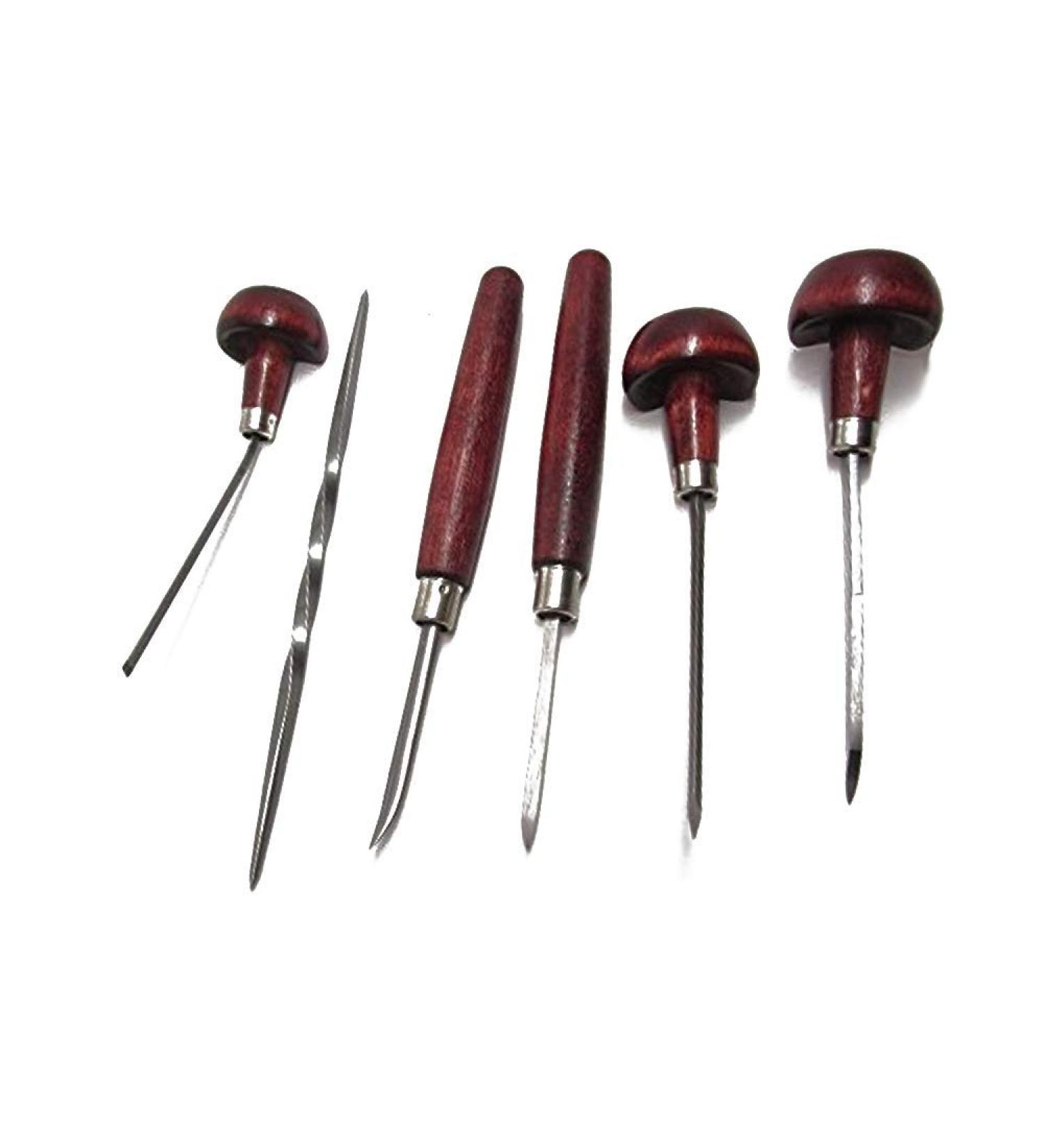 E C Lyons Intaglio Set B - 6 Etching Tools for Burnishing, Scribing, Scraping & Tinting - Buy Online on SooperMarket.com
