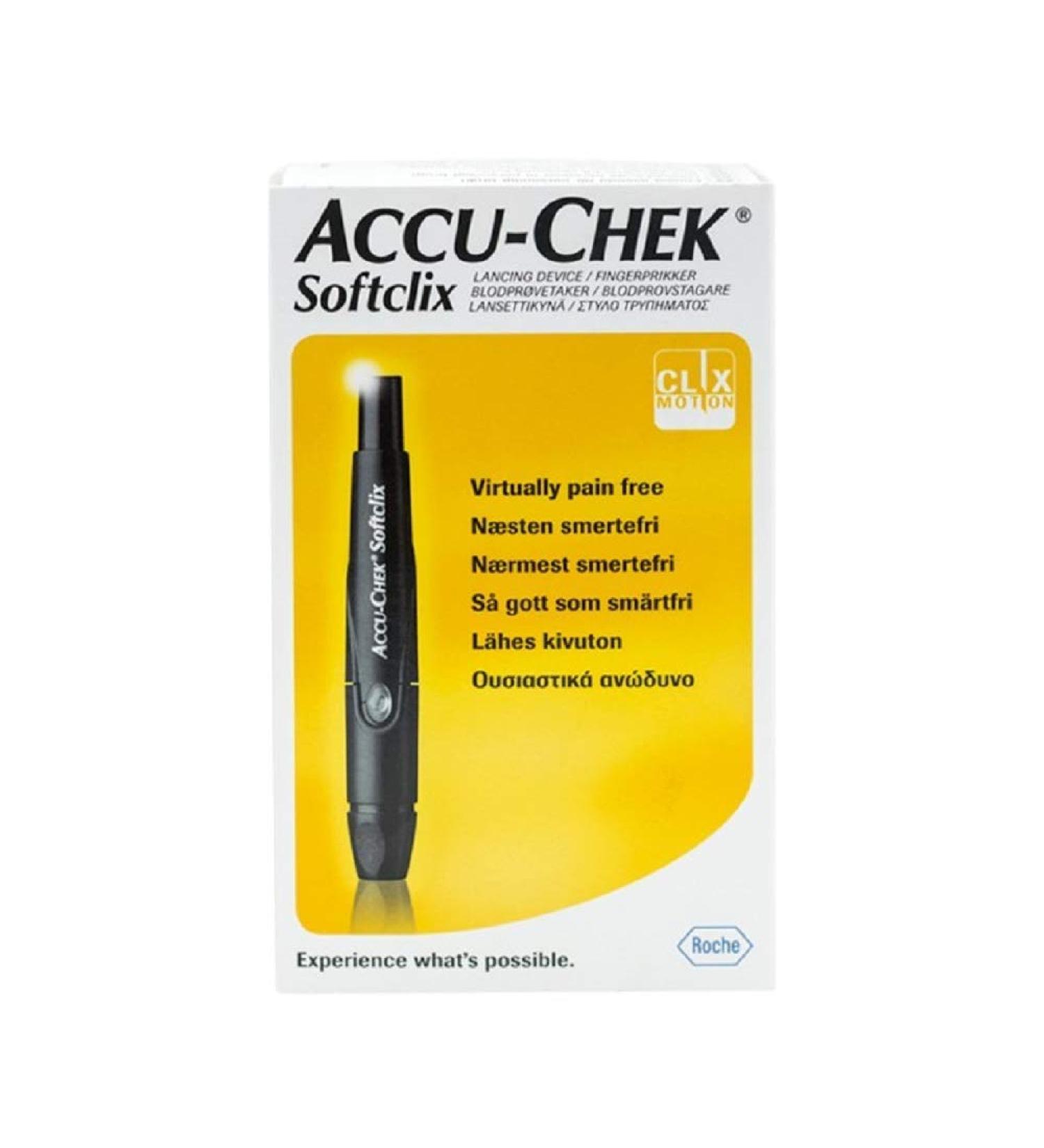 Softclix Lancing Device with 25 Lancets - Painless Blood Glucose Testing - Buy Online on SooperMarket.com