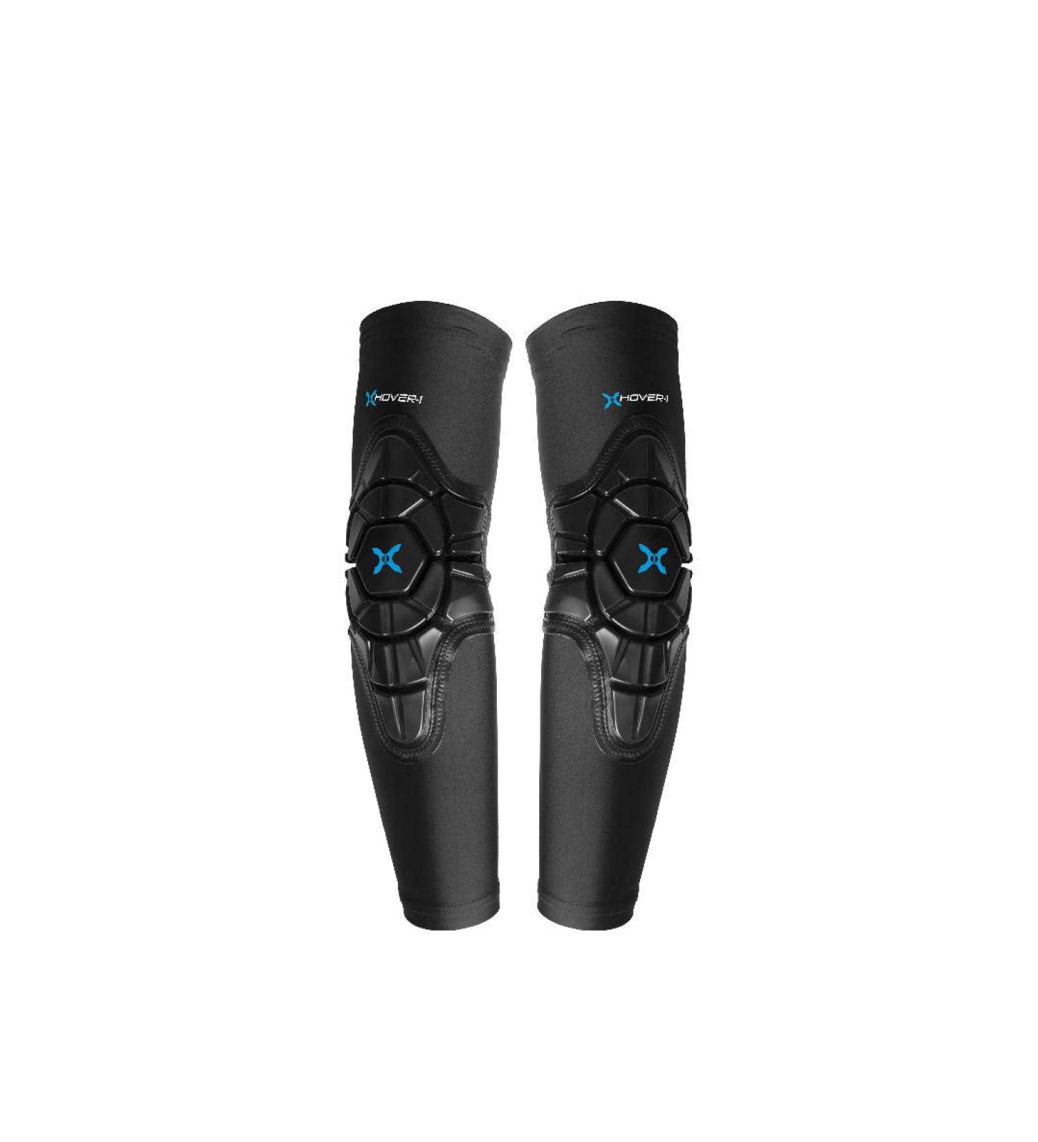 Hover-1 Men's Protective Elbow Pads - Hard PU Shells for Impact Resistance | Lightweight & Breathable Material for Maximum Comfort - Large, Black - Buy Online on SooperMarket.com