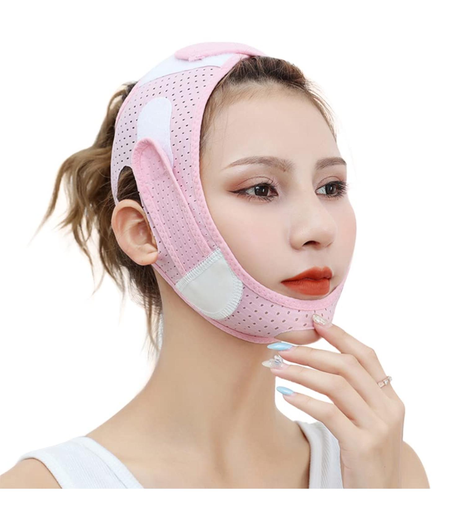 Face Slimming Strap Face Slimming Strap Double Chin Reducer V Line Lifting Face-Belt for Women Men Tightening Skin - Buy Online on SooperMarket.com