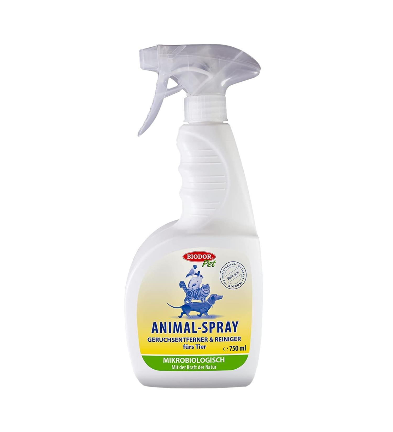 Biodor Animal Odor Remover & Cleaner Spray 750 ml Odor Neutralizer Enzyme Cleaner Cat Urine Dog Urine Spray 750ml