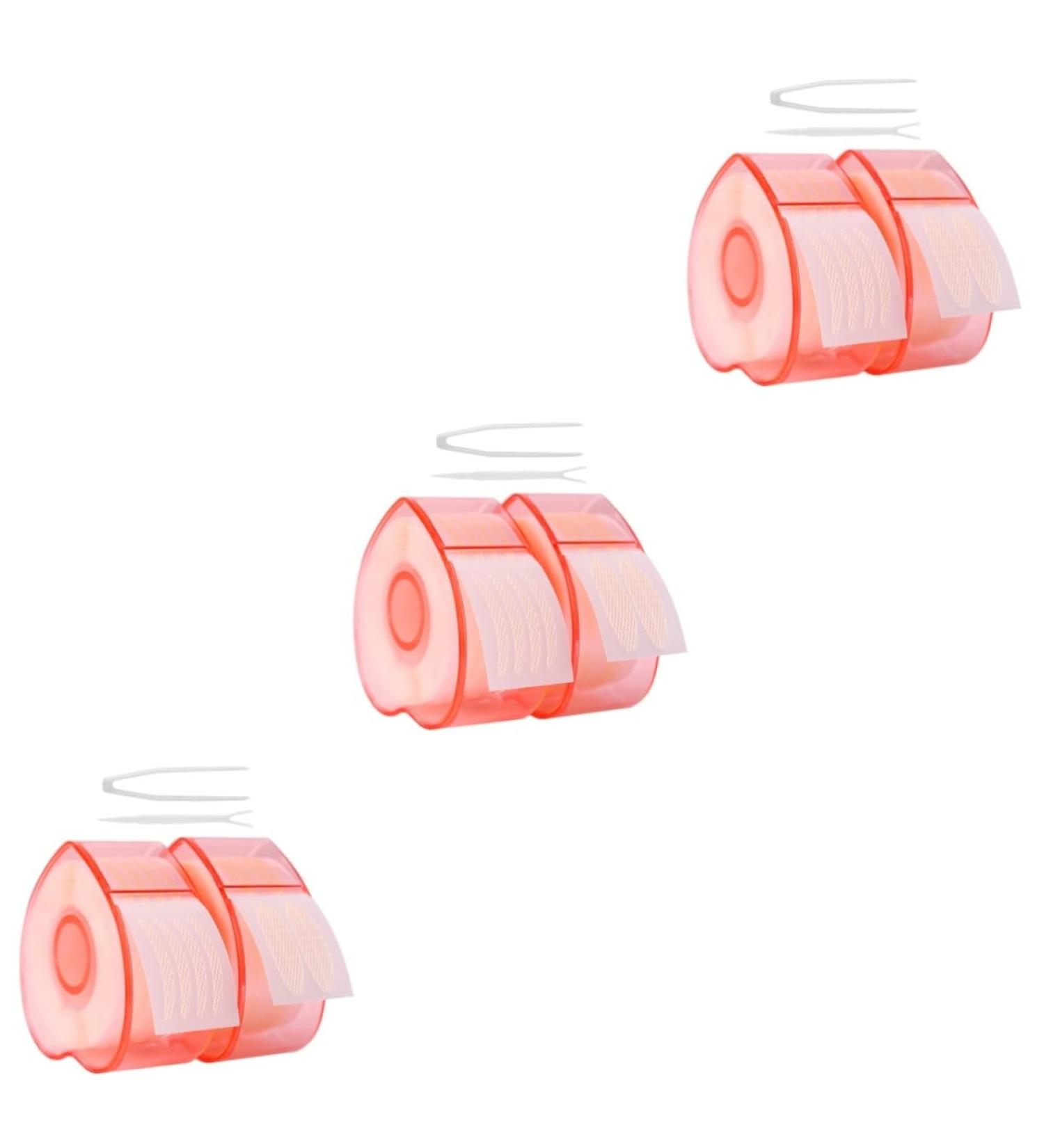 MAGICLULU 6 rolls Self-adhesive Strip Glue Strips Lift Ktape Tape Hooded Invisible Slim Sticker Double - Buy Online on SooperMarket.com