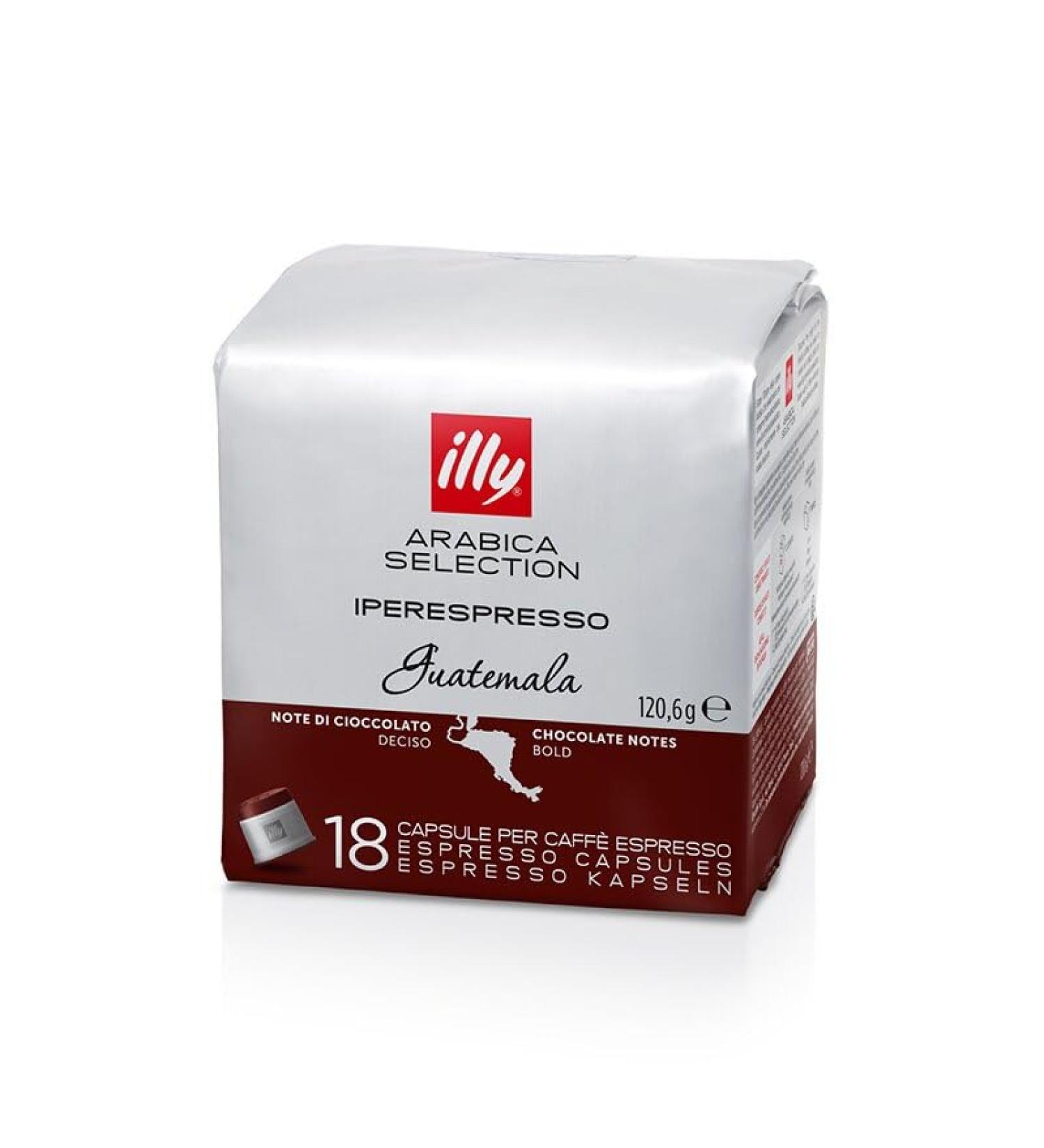 illy Guatemala Flavour Coffee Pods 18 Capsules - Buy Online on SooperMarket.com