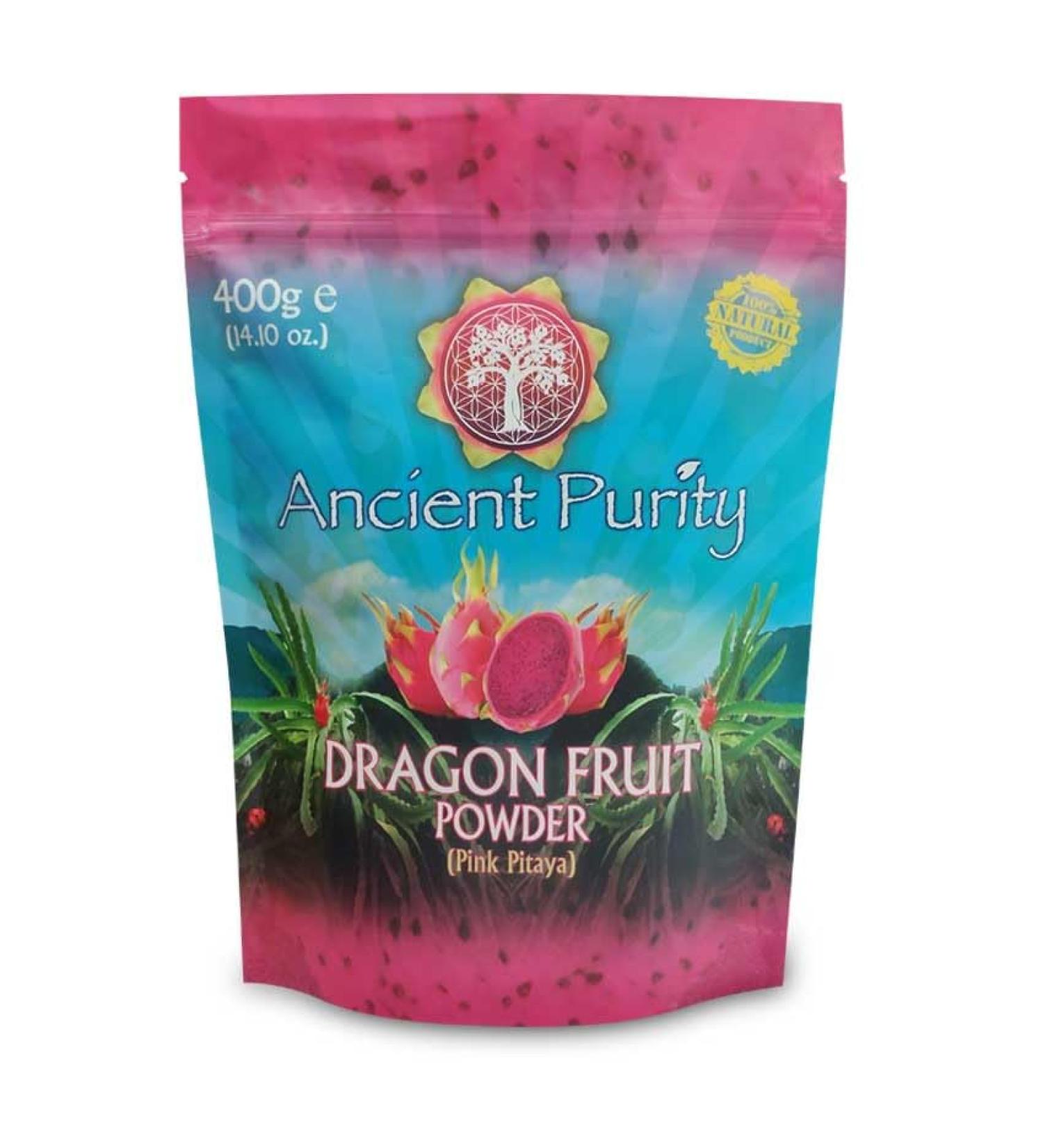 DRAGON FRUIT POWDER (Red) PINK PITAYA - 400G - Buy Online on SooperMarket.com