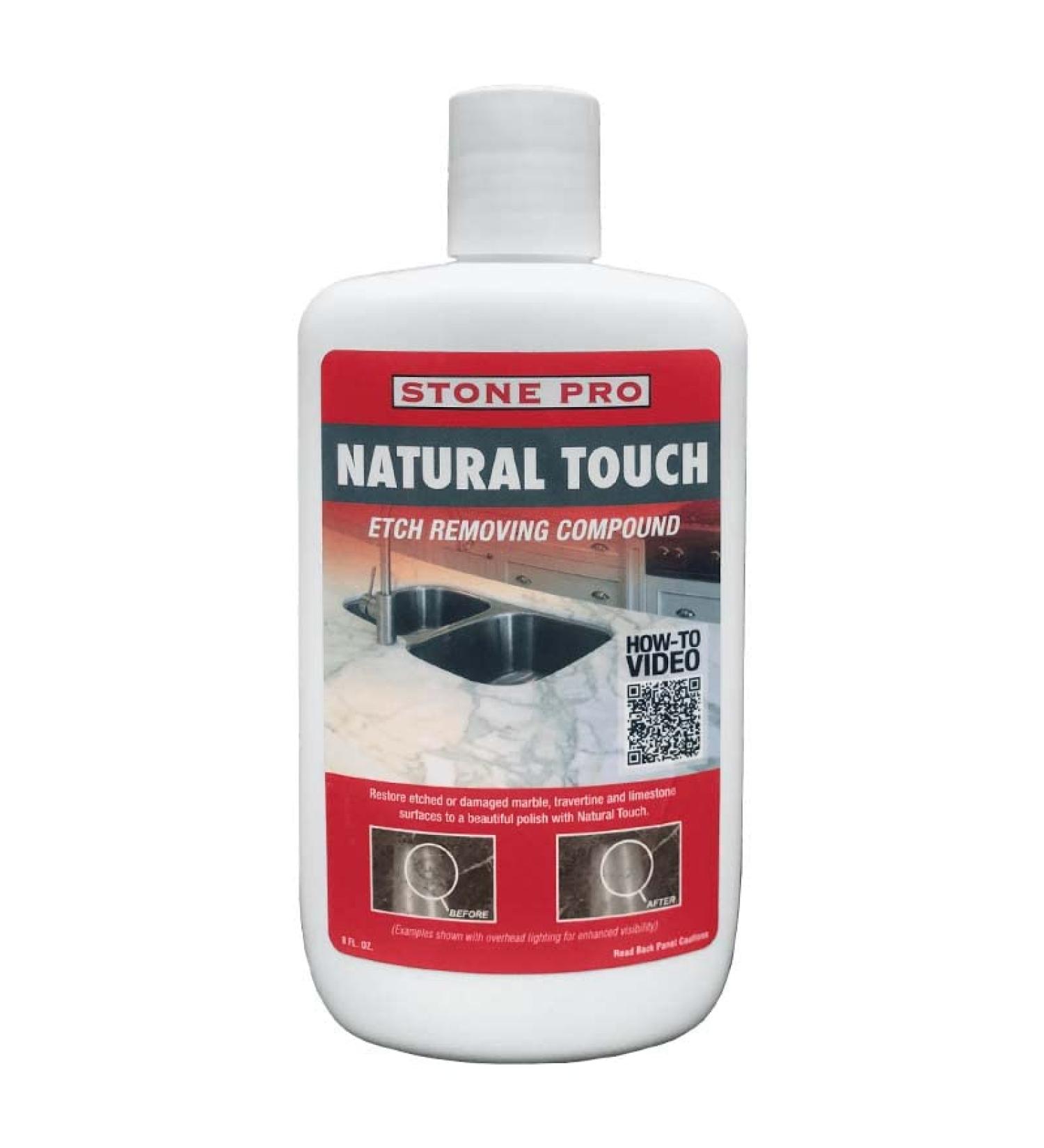 Stone Pro, Etch Remover, Natural Touch, 8 Oz.