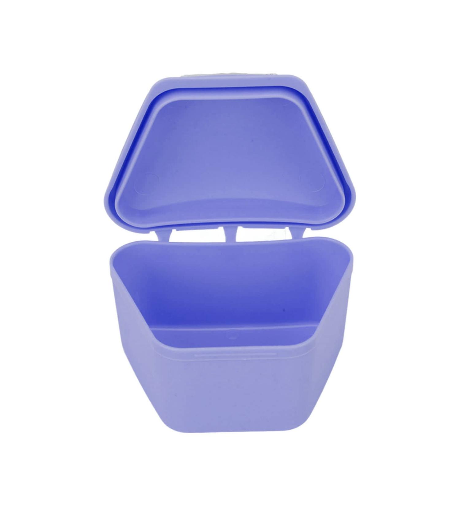 Face Mask Container - Exquisite Trapezoid Lock Design Case for Travel - Purple - Ideal for International Shipping - Buy Online on SooperMarket.com