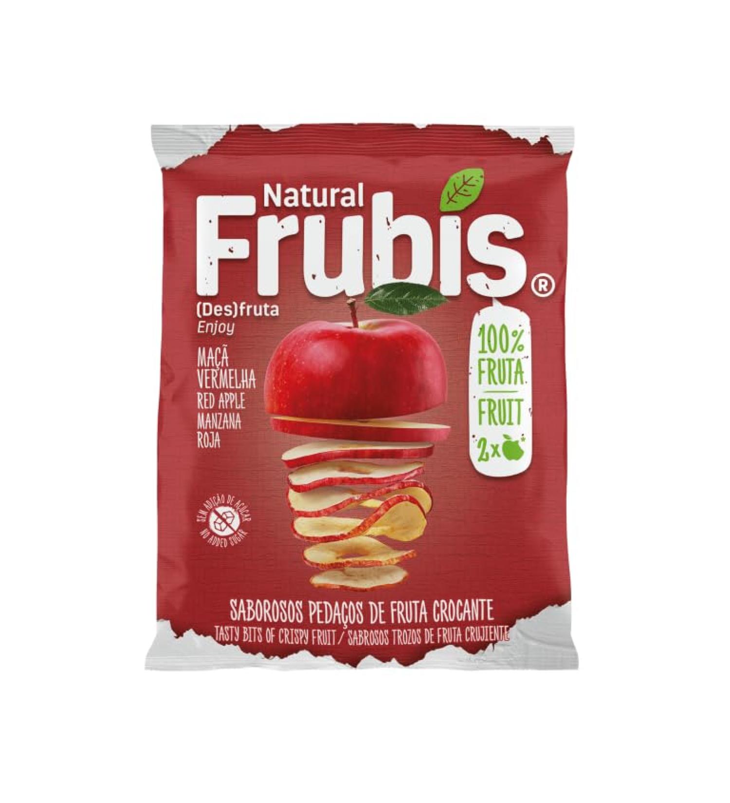 Frubis Tasty Bits Of Crispy Fruit | Red Apple - 6 Pack - Buy Online on SooperMarket.com