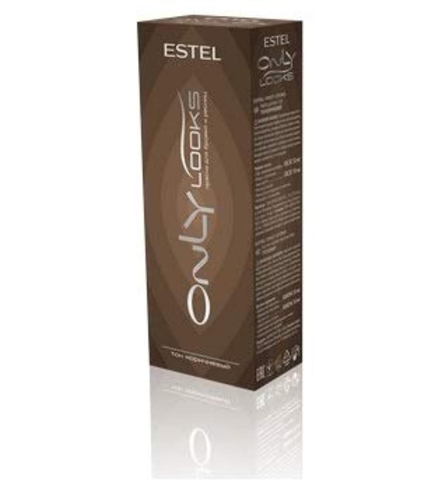 ESTEL ONLY LOOKS Professional Eyebrow Eyelash Tint Dye (Brown)