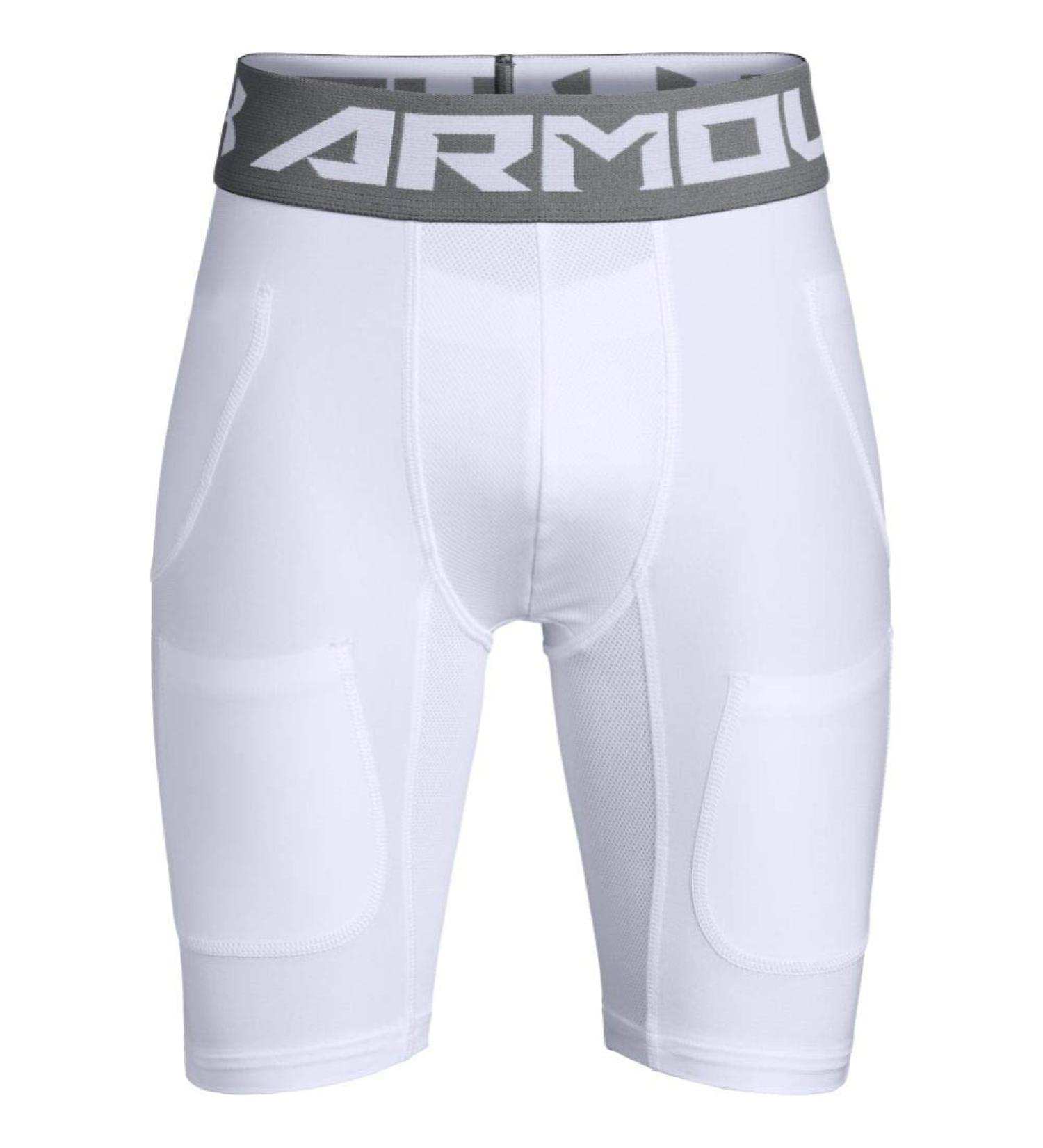 Under Armour Boys' Football 6 Pocket Girdle Youth Large White (100)/Graphite - Buy Online on SooperMarket.com