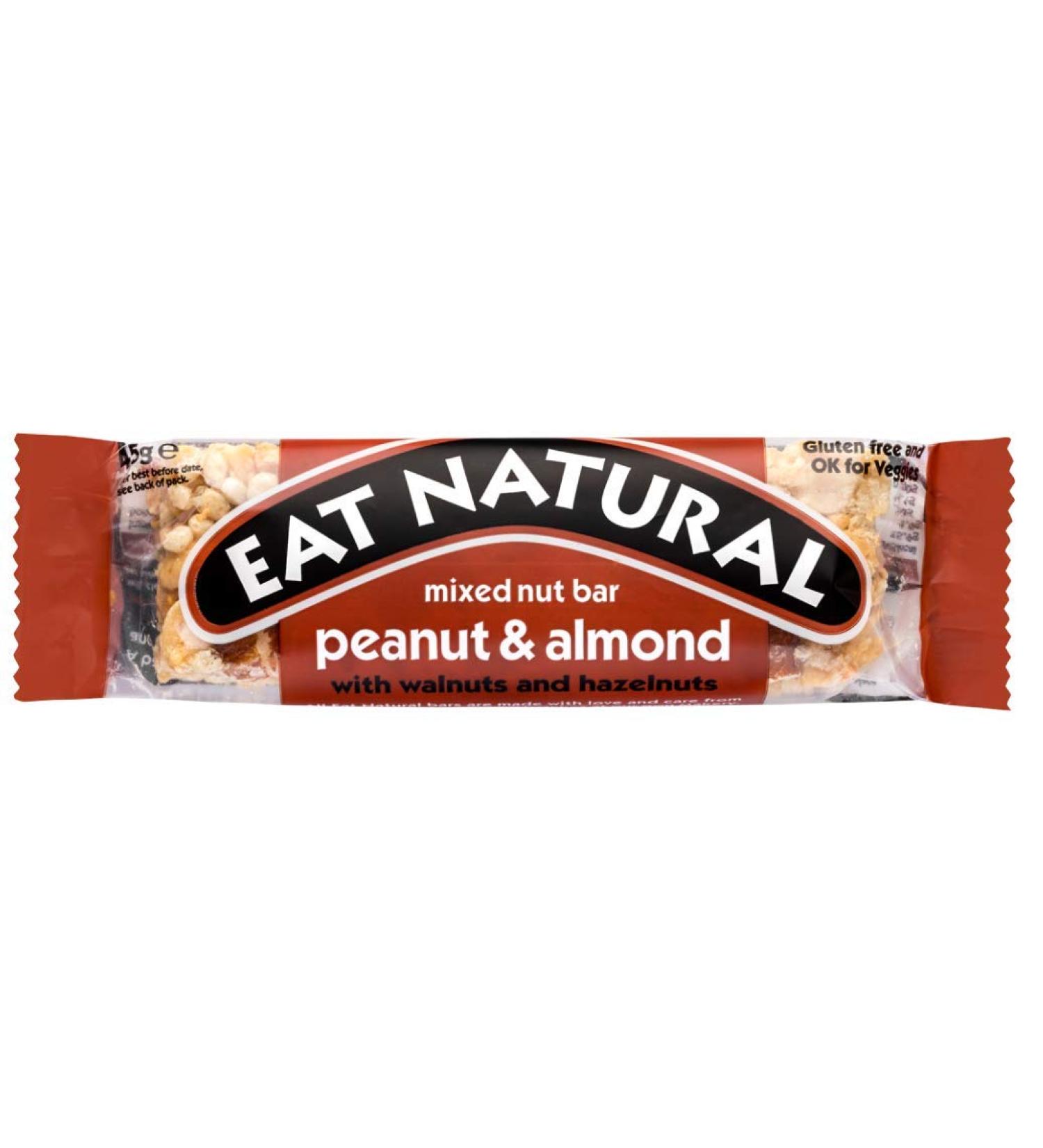 12-Pack Eat Natural Peanut, Almond & Hazelnut Bar 45g - 12 Count (Hazelnut Flavor) - Buy Online on SooperMarket.com