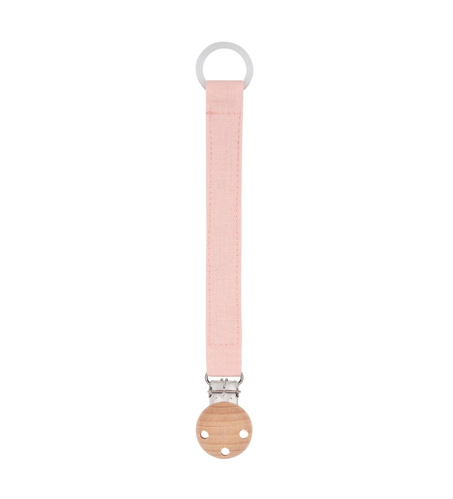 Buy TIAN-K Pacifier Chain | Natural Beech Wood & Drip-Free Cotton Linen - International Shipping Available - Buy Online on SooperMarket.com