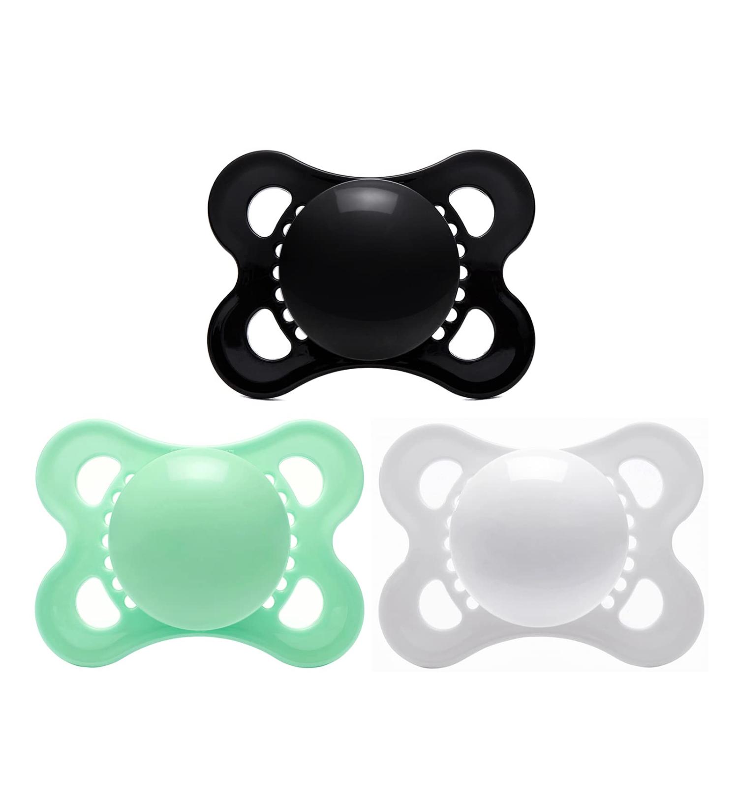 LittleForBig Large Shield Pacifier Generation 3 - Adult Size 3 Paci Pack in White Black Green | International Shipping - Buy Online on SooperMarket.com