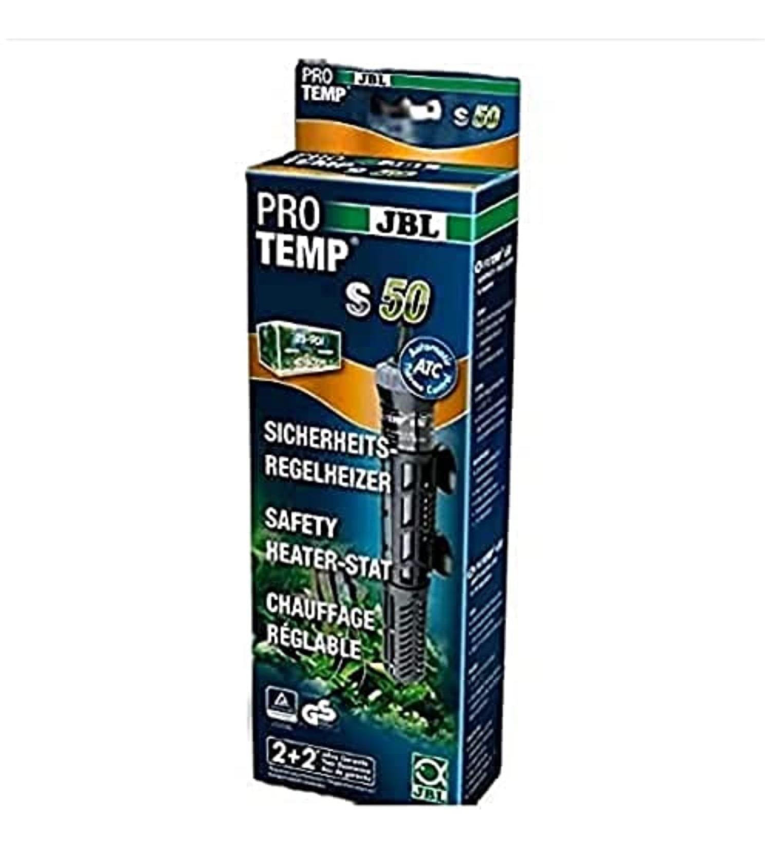 JBL ProTemp S50 Control Heater for 30-80L Freshwater & Saltwater Aquariums - Optimize Your Tank Temperature - Buy Online on SooperMarket.com