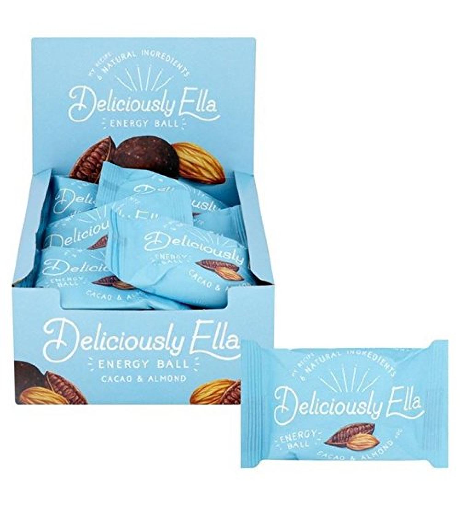 Deliciously Ella Cacao & Almond Multipack 12 x 40g (Pack of 2)