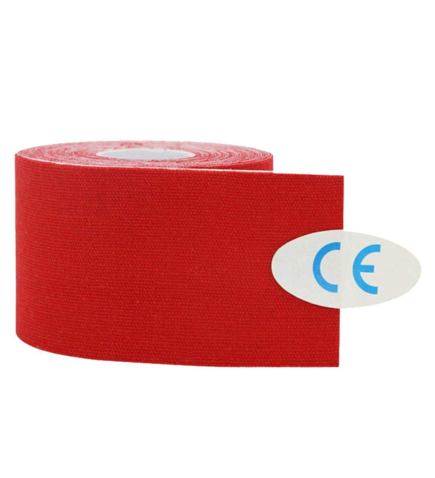 Muscle Tape 5cm*5m Cotton Strain Waterproof Kinesiology Tape Roll Ktapes Kinesiology Tape(Red) - Buy Online on SooperMarket.com