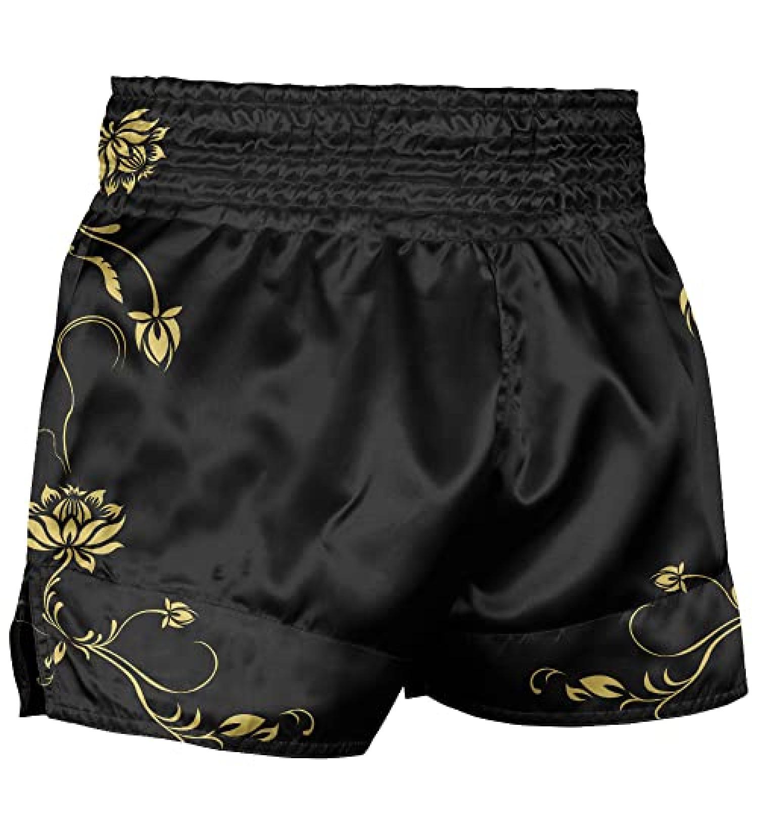 Men's Red Cross X Muay Thai Boxing Shorts - Large Lotus | Gym Sports Trunks - Buy Online on SooperMarket.com