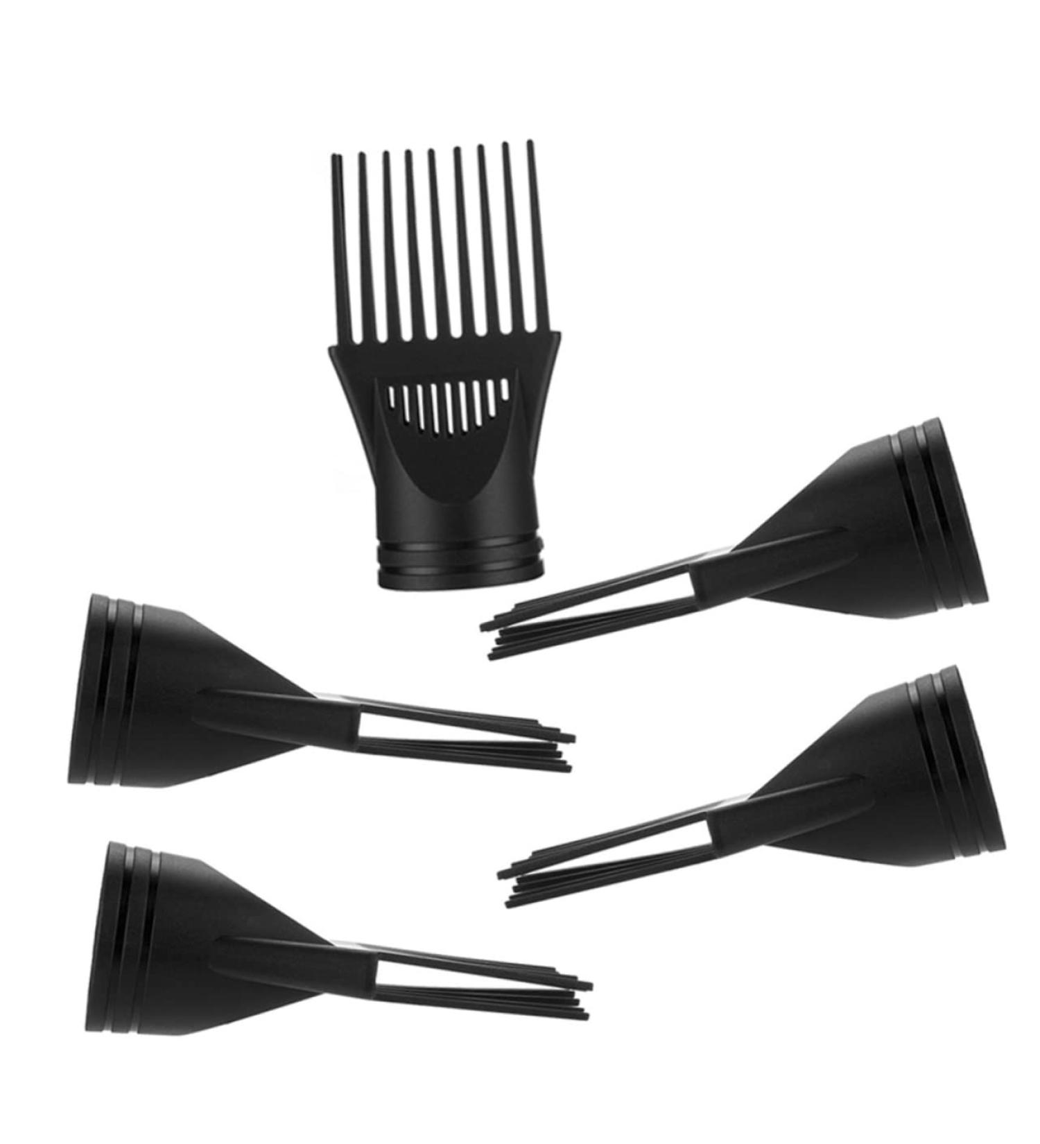 WOONEKY 5pcs Hair Dryer Comb Blower Comb Blow Dryer Comb Attachment for Hair Comb Attachment for Hair Dryer Universal Blow Dryer Comb Attachment Dryer Nozzle Replacement Hair Blower Nozzle - Buy Online on SooperMarket.com