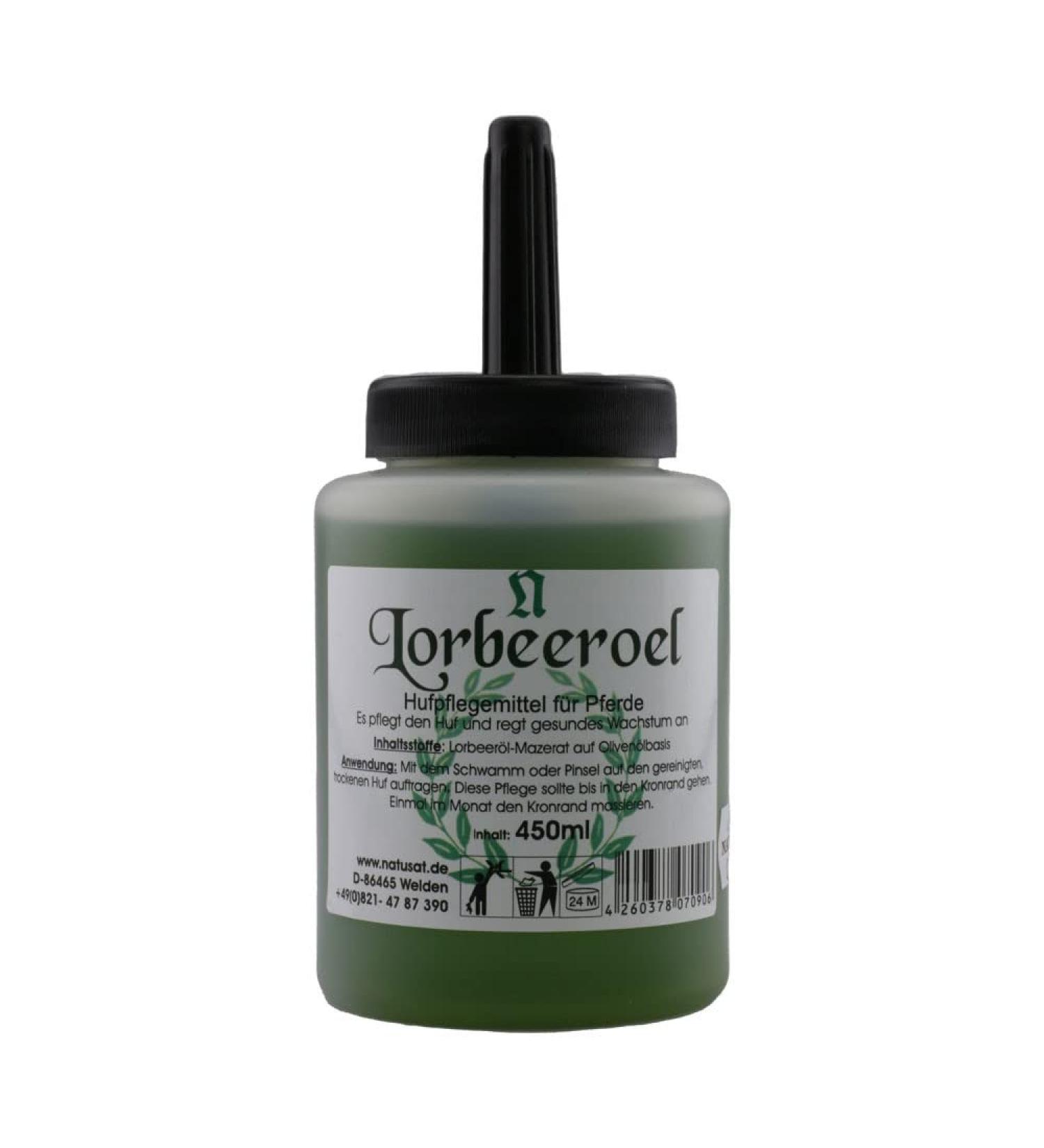 NATUSAT Laurel Oil for Hoof Care in Horses - Prevent Brittleness & Promote Healthy Hooves - 450ml & 500ml (1 Pack) - Buy Online on SooperMarket.com