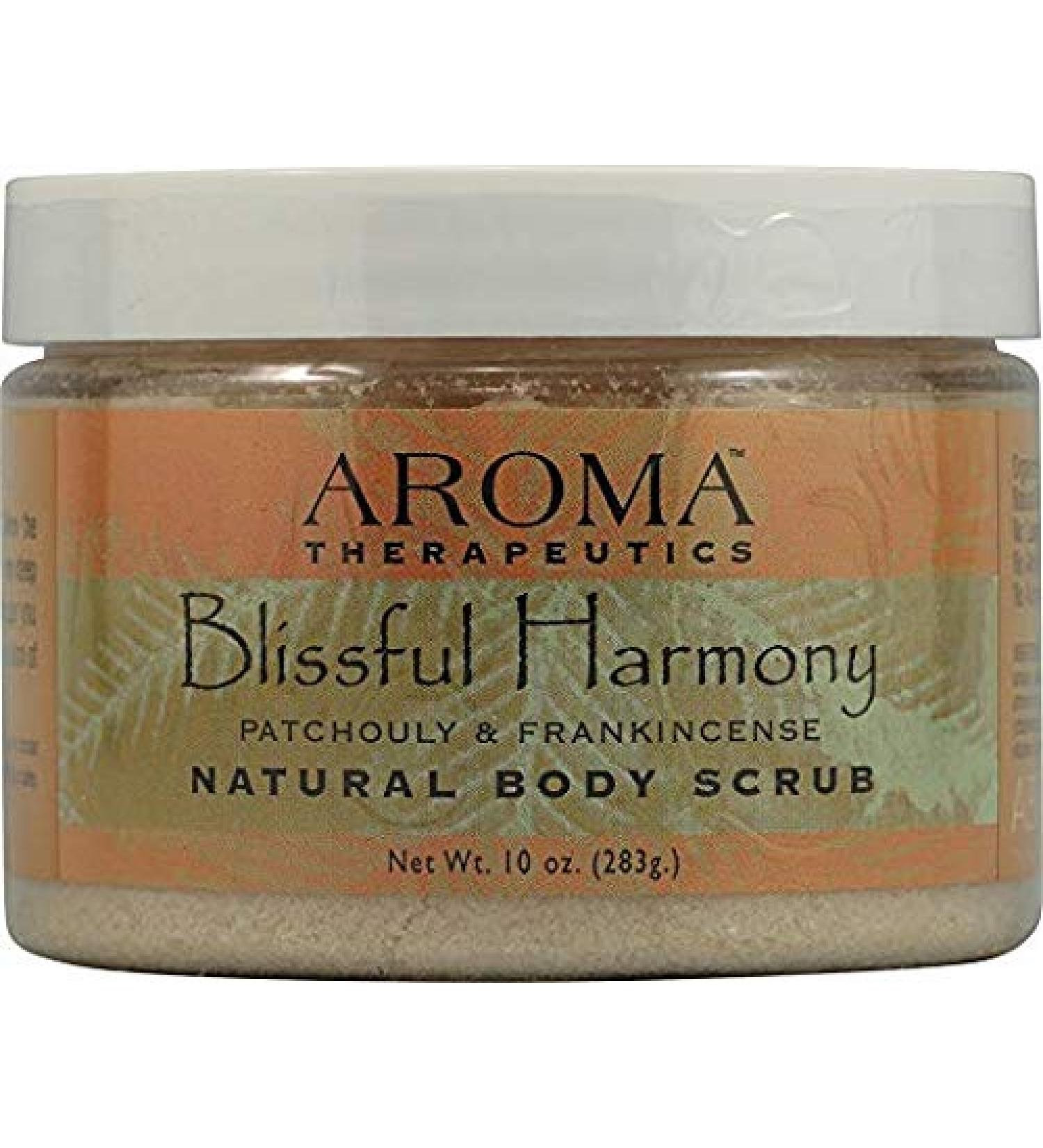 Abra Therapeutics Blissful Harmony Natural Body Scrub Patchouly and Frankincense - 10 oz
