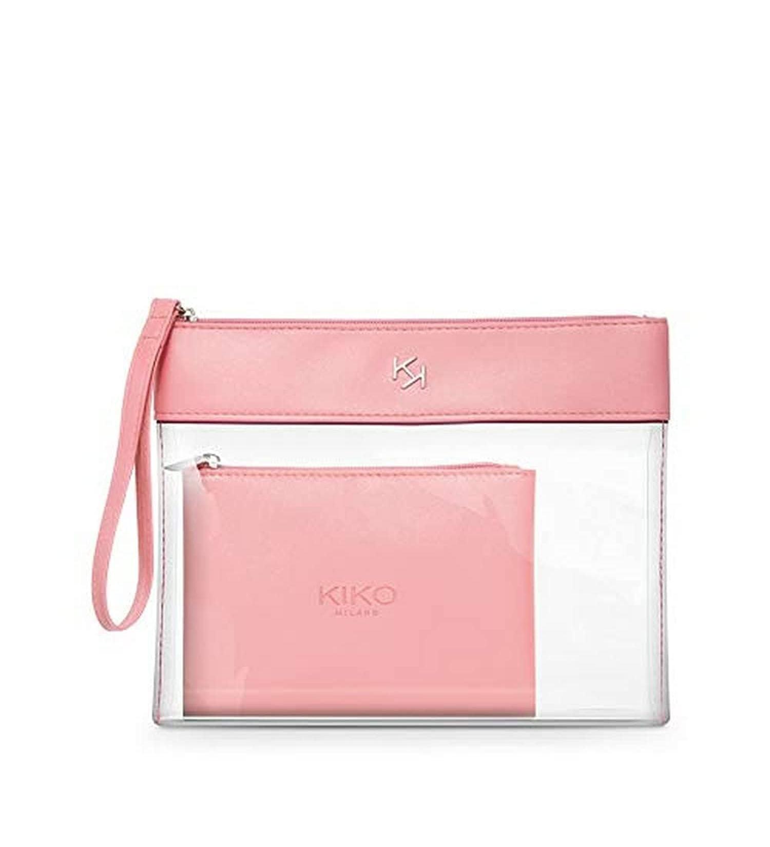 KIKO Milano Transparent Beauty Case 003 | Stylish Cosmetic Bag with Inner Pouch - Shop Internationally - Buy Online on SooperMarket.com
