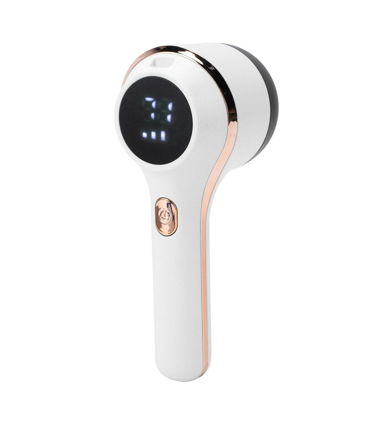 Multifunctional Electric Lint Remover - Rechargeable Fuzz & Fabric Cleaner for Clothes & Furniture | Digital Display (White - Buy Online on SooperMarket.com