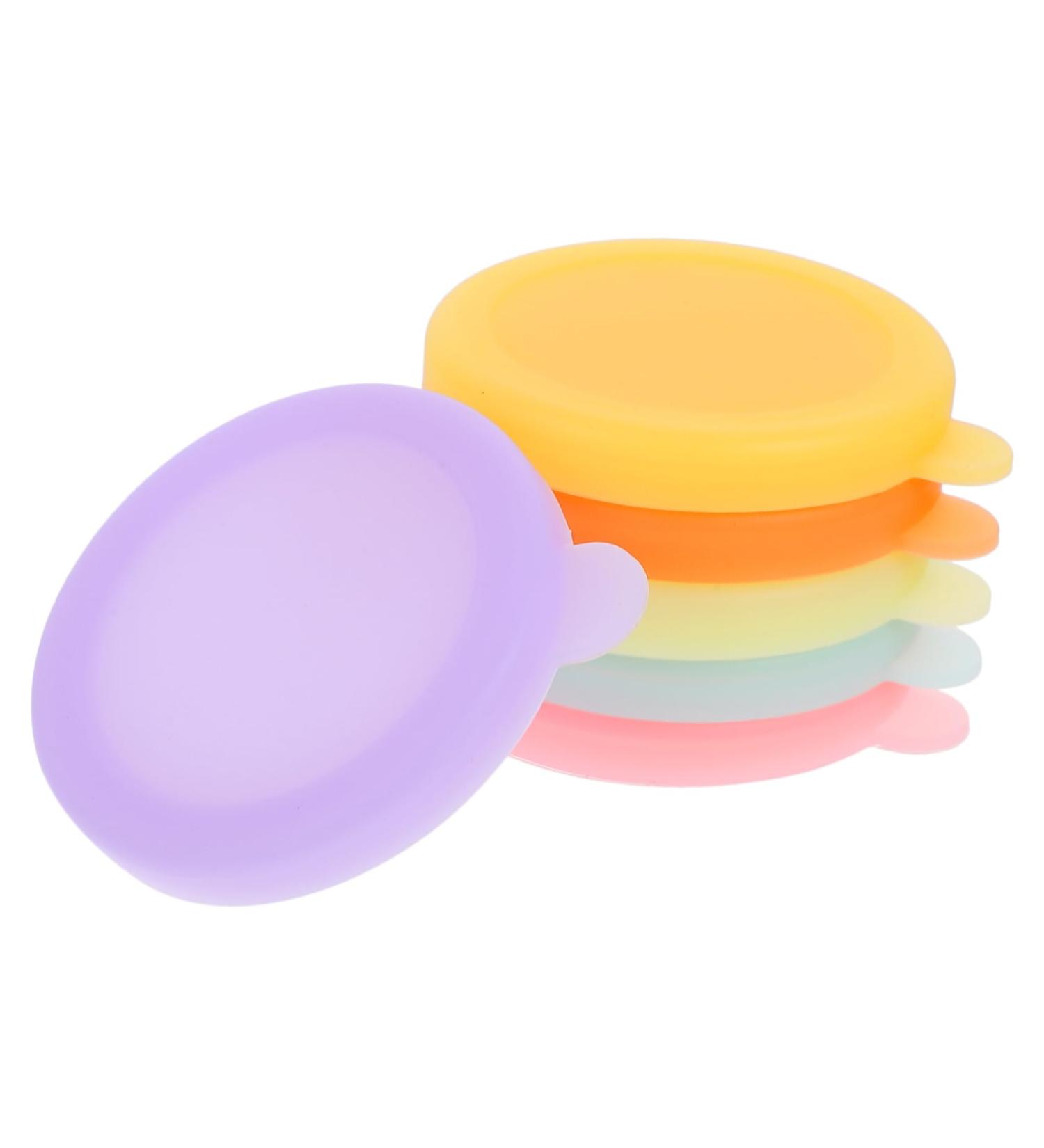 Alipis 6pcs Espresso Cup Appetizers Coffee Mugs Seasoning Plate Lids Small Dipping Bowls Lid Soy Sauce Dipping Bowls Lid Sauce Cups Cover Ketchup Small Plate Travel Silica Gel - Buy Online on SooperMarket.com
