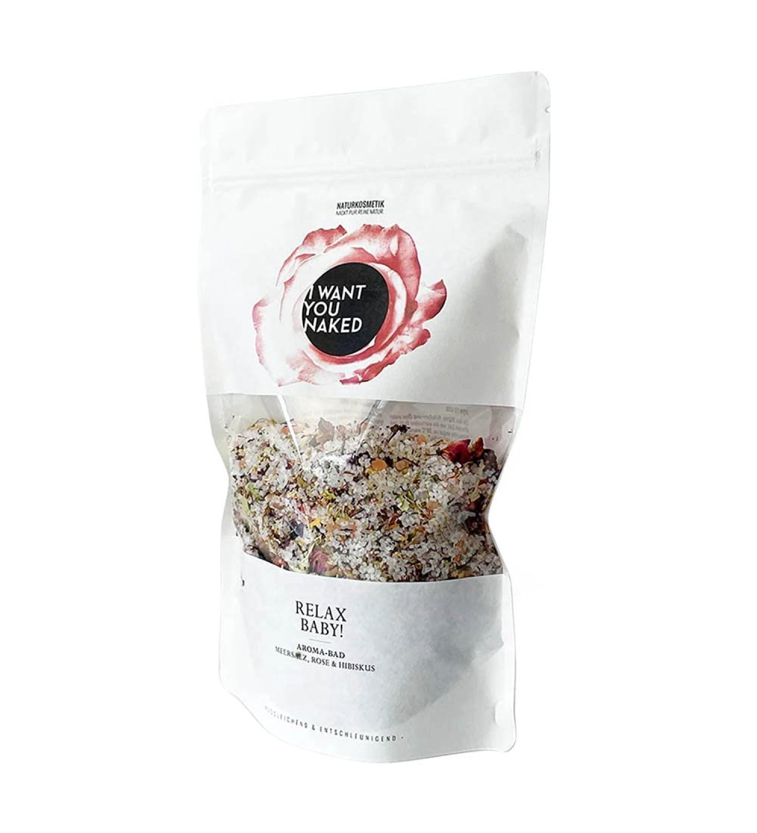 Aroma Bath Rose Hibiscus Salt from Pakistan