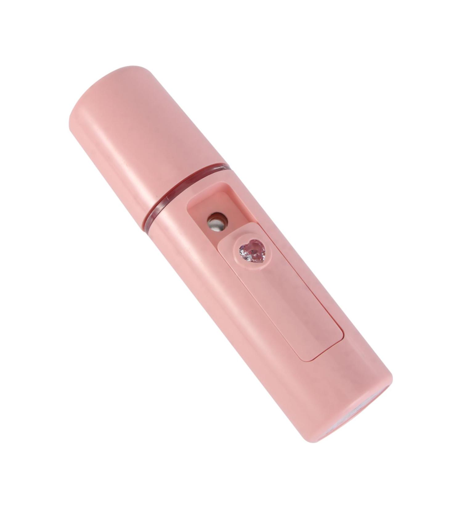BELLIFFY 1pc Humidifier Makeup Device Face Sprayer Handheld Spray Device Mini Face Steamer USB Pink Abs - Buy Online on SooperMarket.com