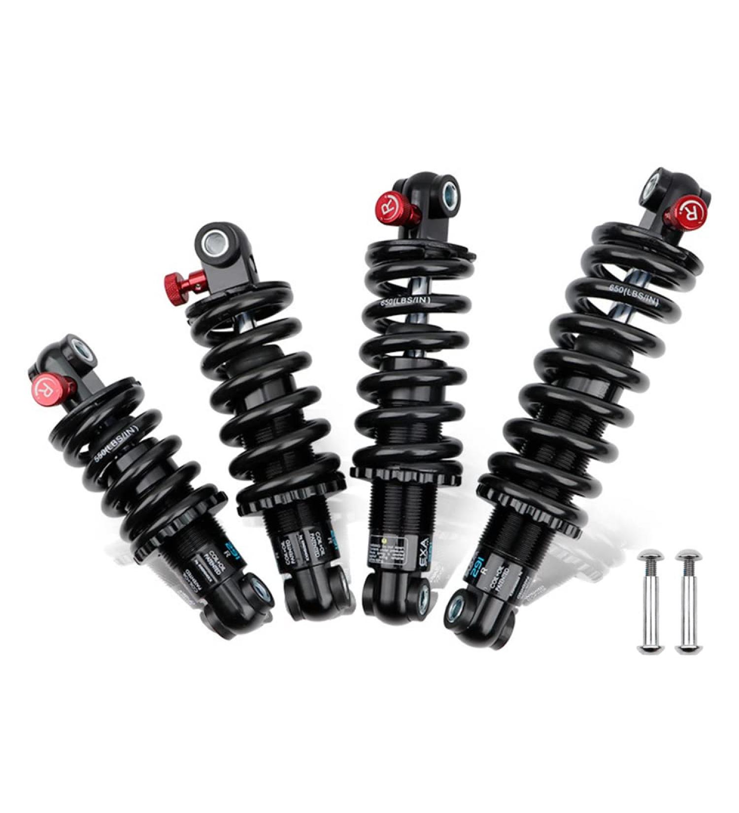 JFOYH Coil+Oil Shock Absorber: Rear Shocks for MTB/E-Bike - 165MM 650LBS - Buy Online on SooperMarket.com