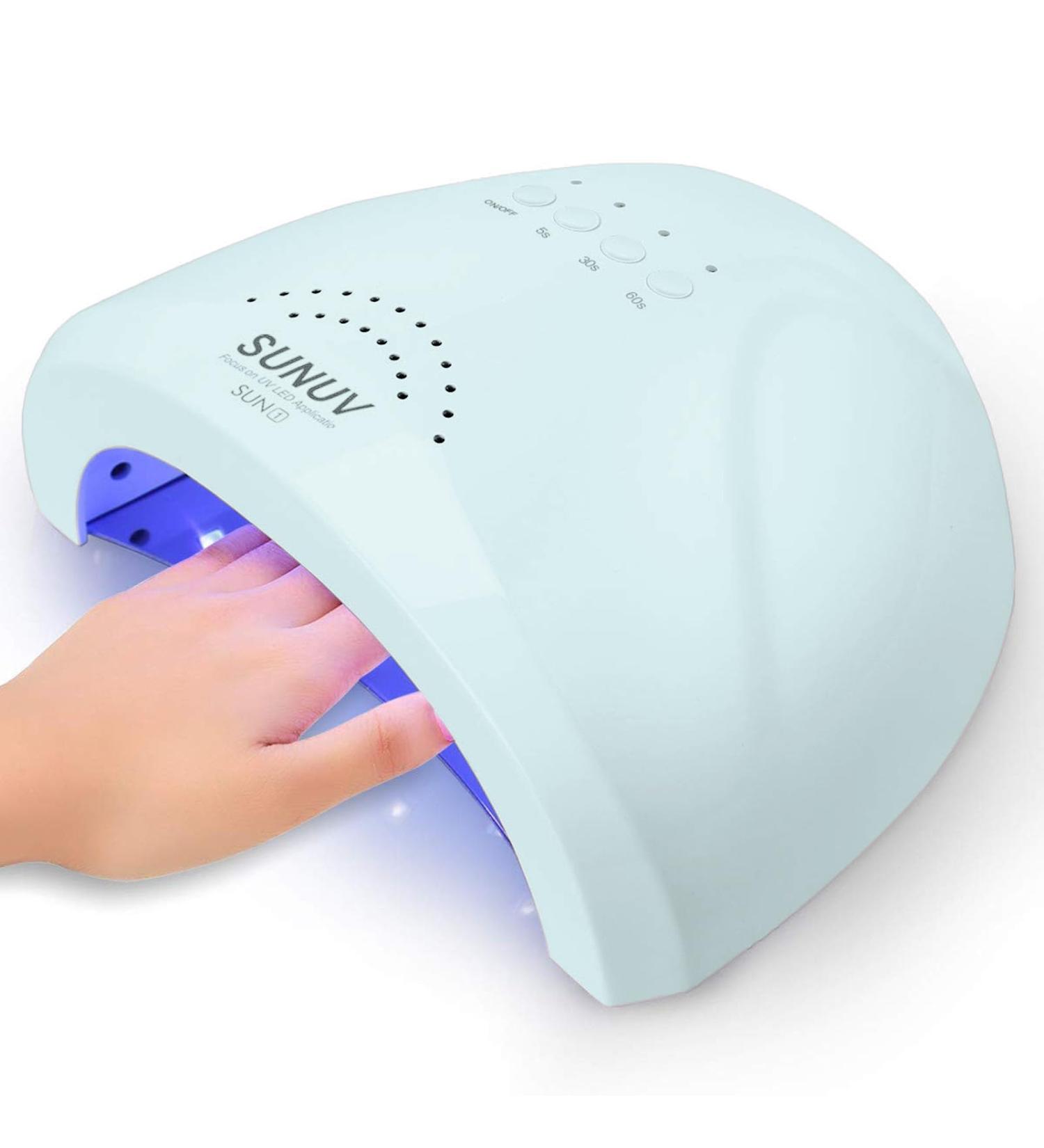 Buy SUNUV 48W Nail Dryer - Professional UV LED Lamp for Gel Nail Polish | 3 Timer Settings & Auto Sensor | Best Nail Art Tools - Buy Online on SooperMarket.com