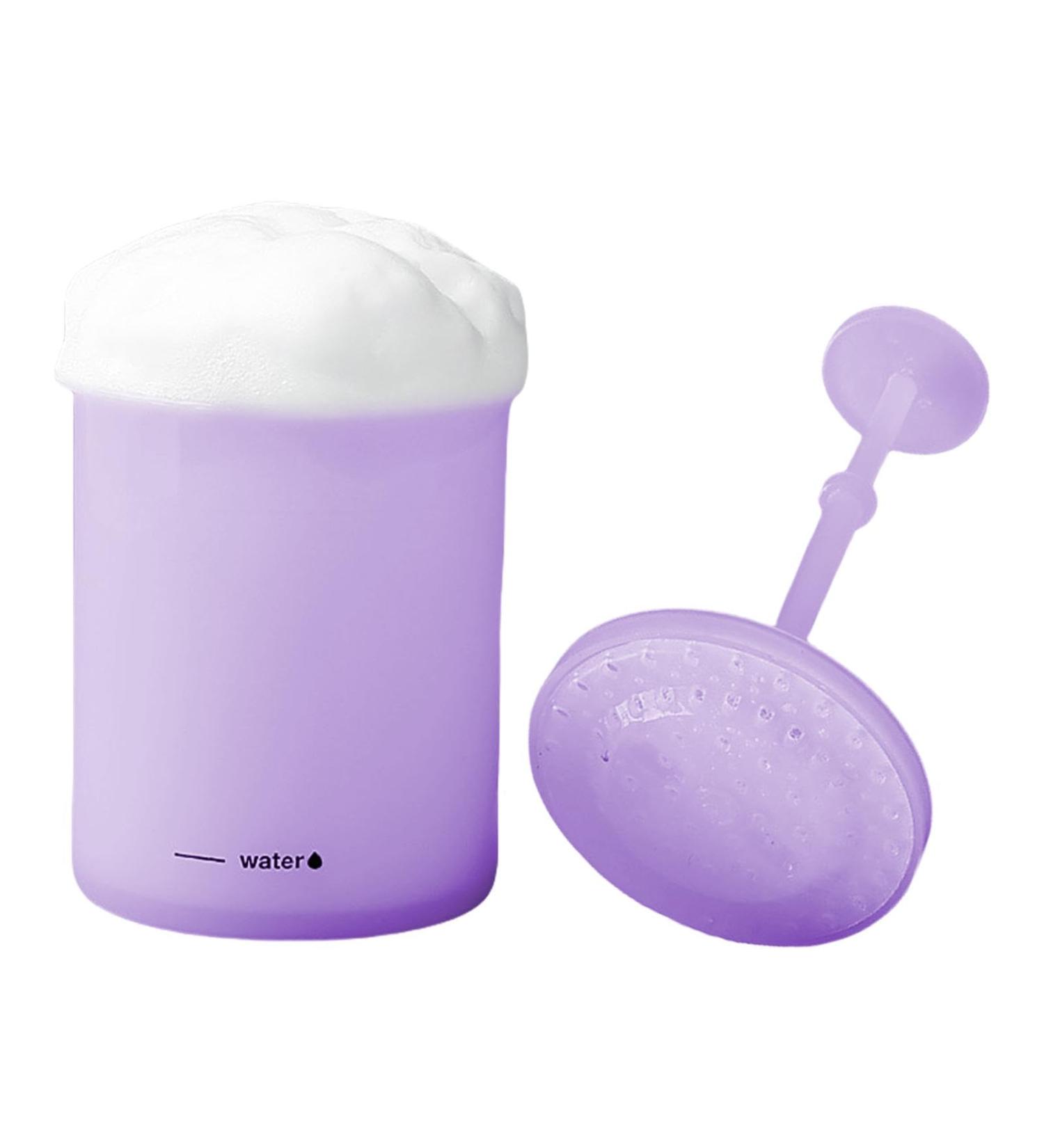 Foam Maker | Face Cleanser Foaming Bottle Bubble Foamer | Ergonomic Pump Facial Cleansing Tool Cleansing Foaming Maker for All Skin Types Purple - Buy Online on SooperMarket.com
