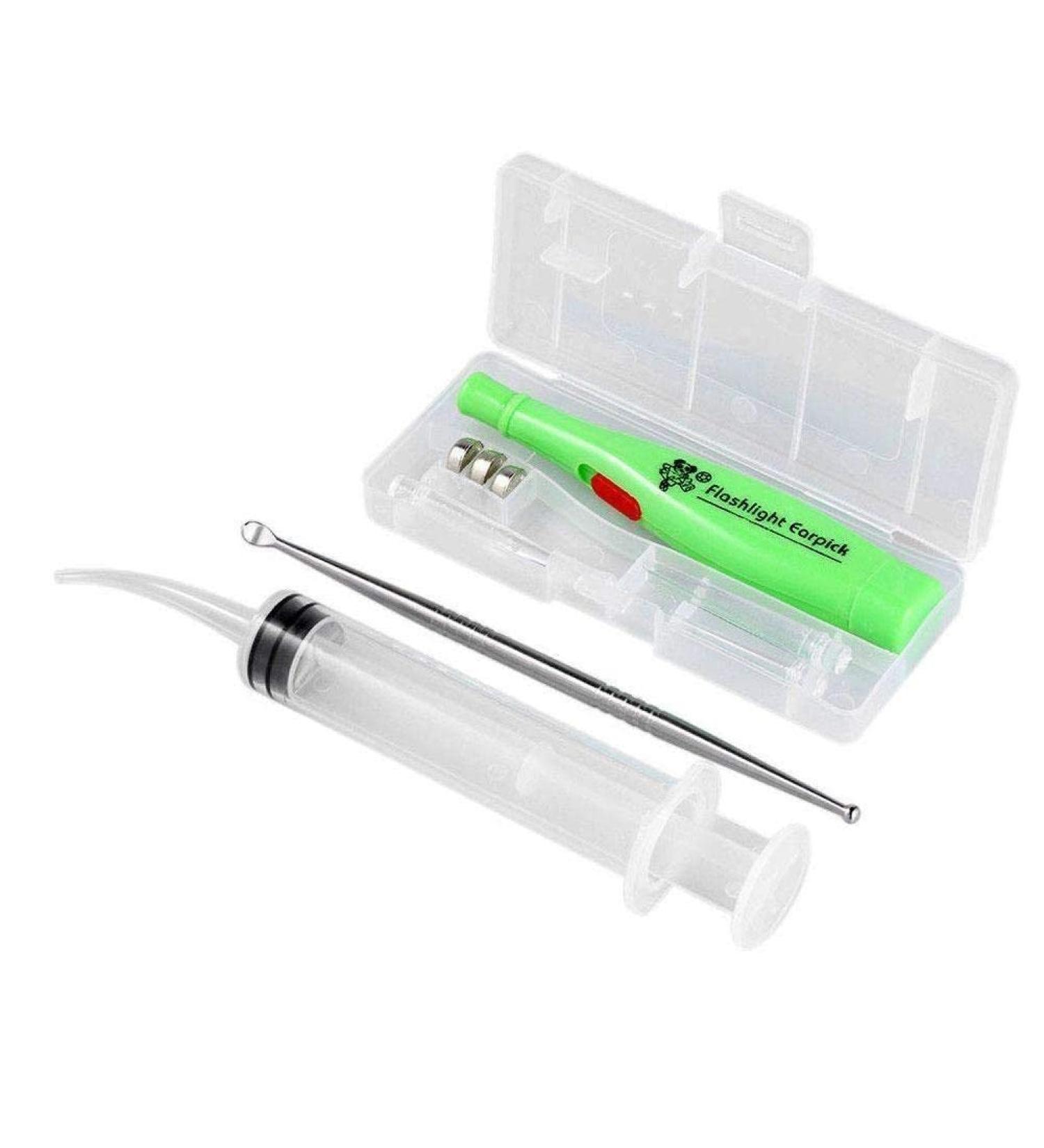 HliIQQ Tonsil Stone Remover Tool with LED Light Box and Whitening Care Syringe - Ear Syringe Flush Extractor Set - Buy Online on SooperMarket.com
