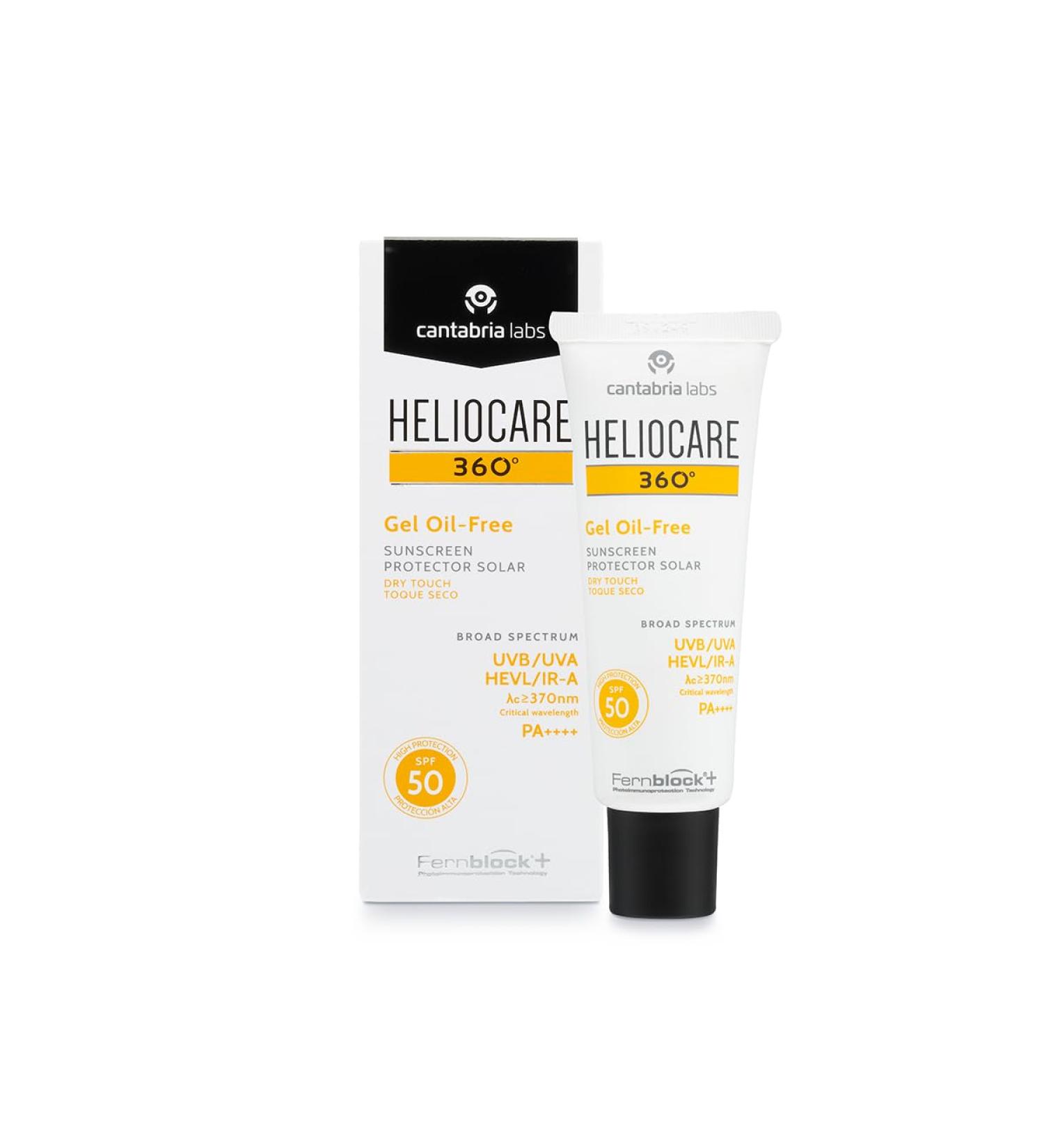 Heliocare Cantabria Labs 360 Oil-Free Gel Sunscreen SPF 50 - International Shipping Available | Best UV Protection - Buy Online on SooperMarket.com