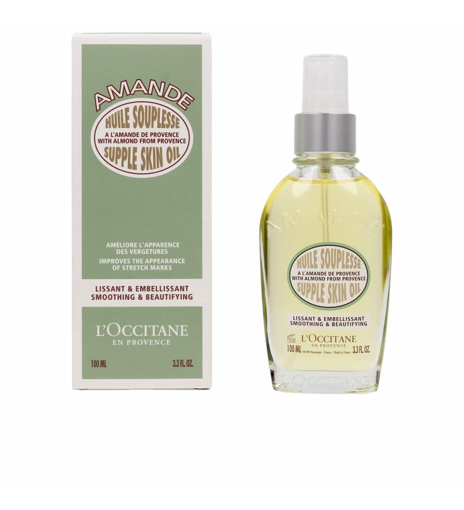 L'OCCITANE Almendra Flexible Oil 100ml | Nourishing Almond Oil for All Skin Types | International Shipping Available - Buy Online on SooperMarket.com