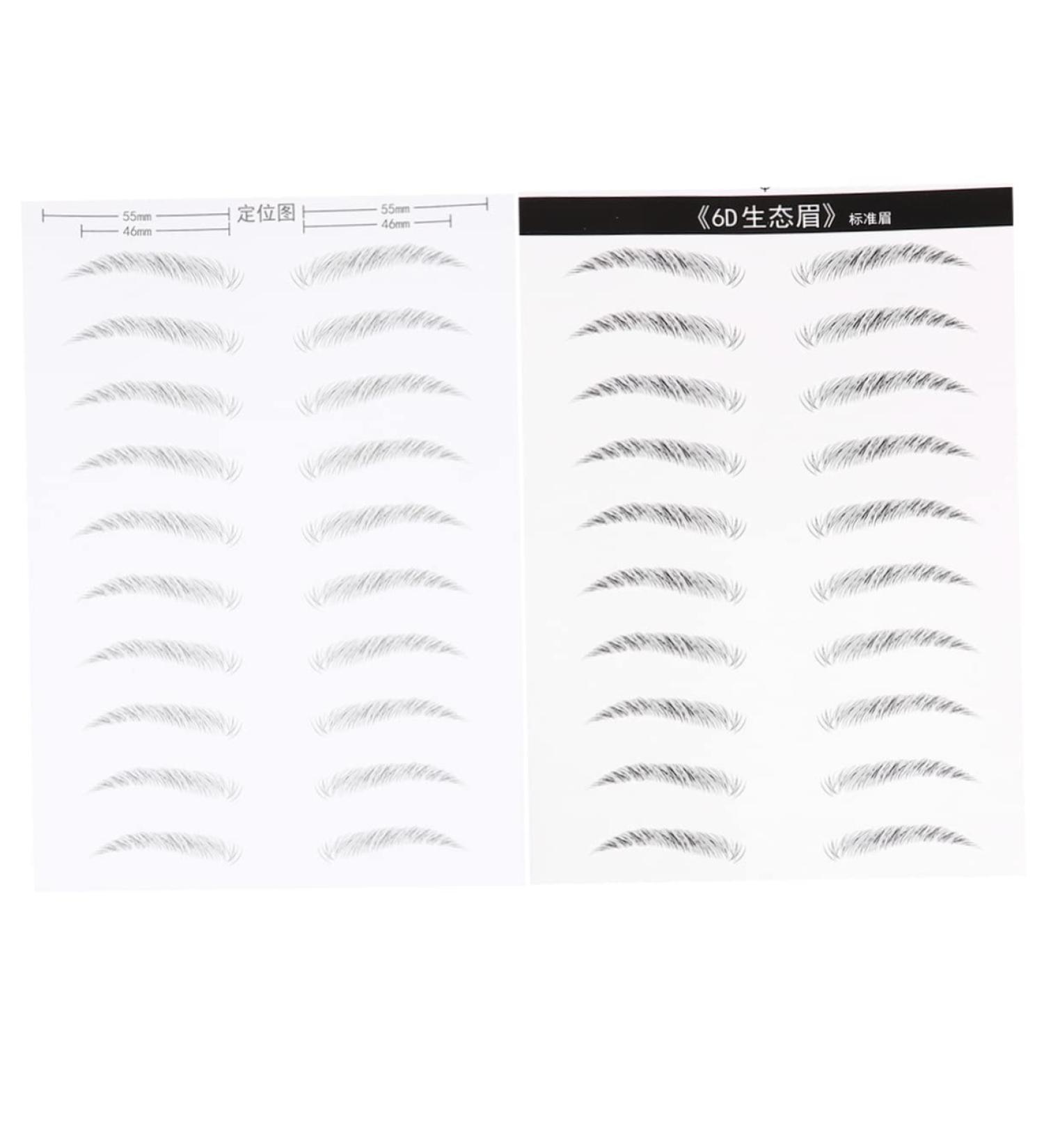 Beavorty 2 Pairs Makeup Stencil Makeup Stickers Eyebrow Stickers for Makeup Cosmetic Tool Miss Natural - Buy Online on SooperMarket.com