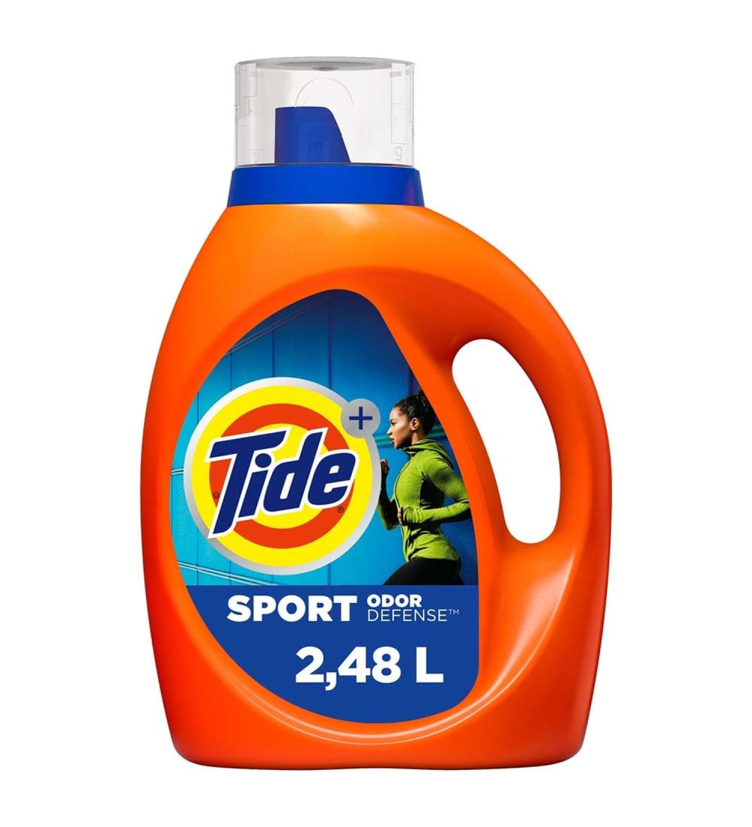 Tide Plus Febreze Sport Odor Defense Liquid Laundry Detergent 84 oz | HE Turbo Clean 54 Loads - Buy Internationally - Buy Online on SooperMarket.com