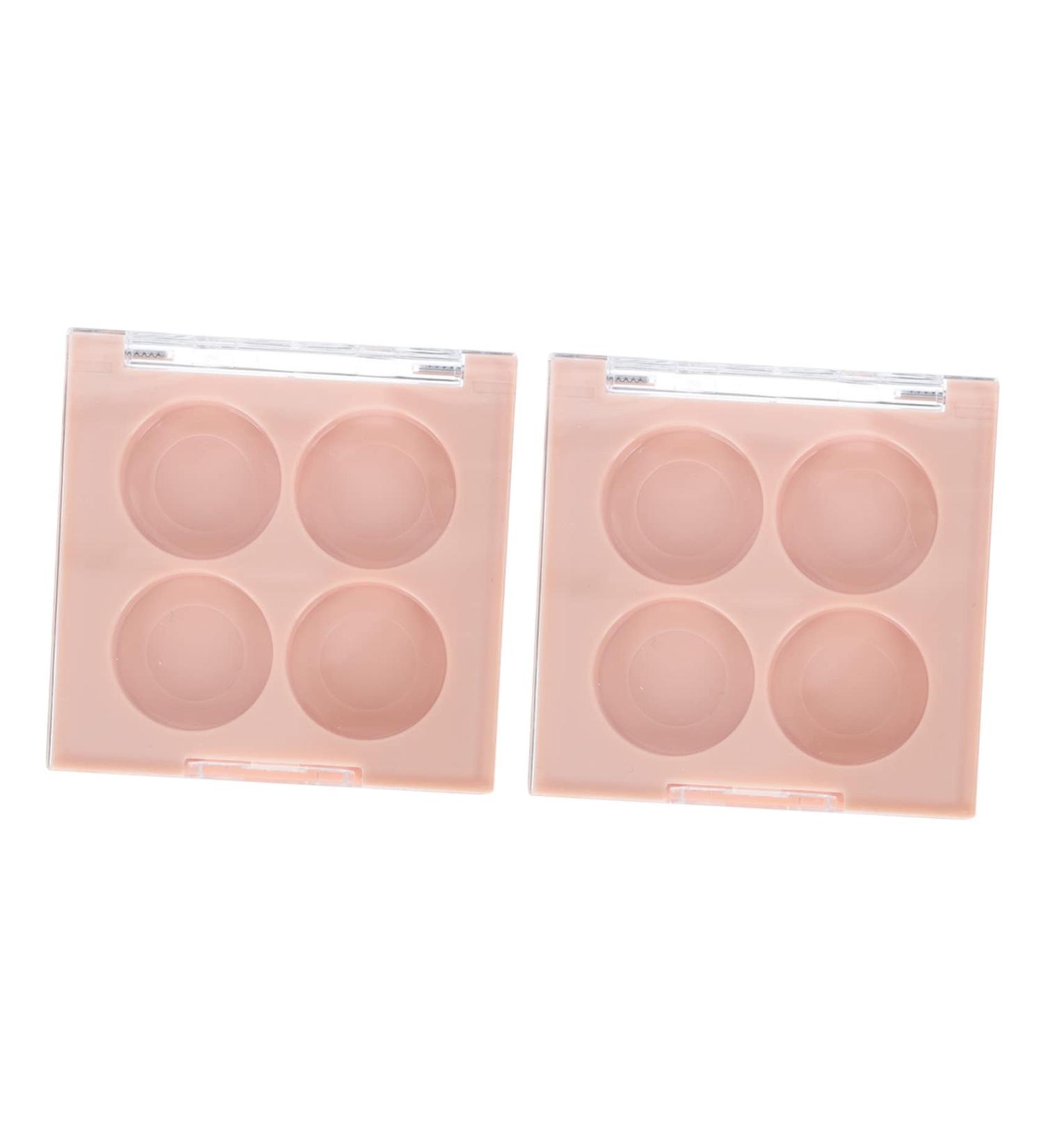 WOFASHPURET Makeup Pallette 2pcs Eye Shadow Replacement Box Loose Powder Filling Travel Convenient Eyeshadow Lipstick Tray - Buy Online on SooperMarket.com