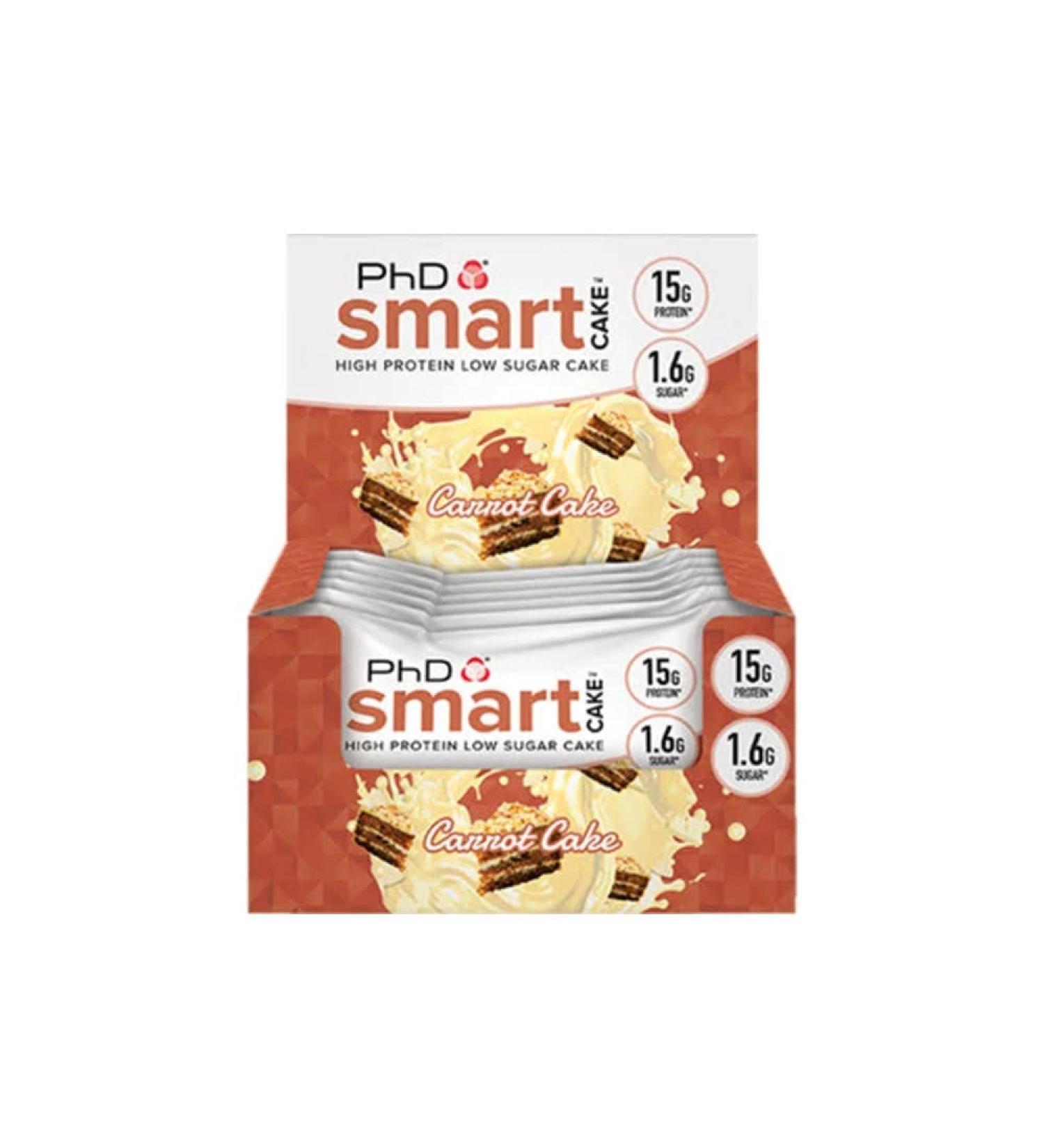 PhD Performance Nutrition Smart Cake Carrot Cake 12 Count