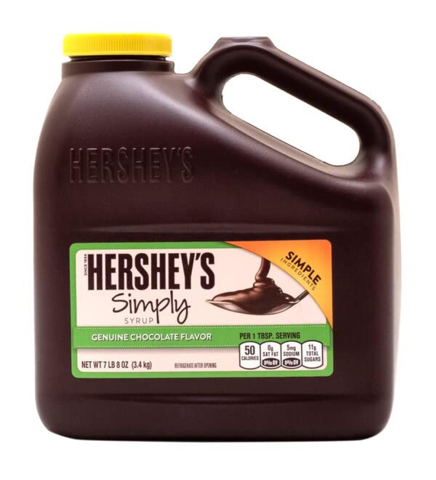 5-Ingredient Chocolate Syrup Bulk Jug (7.5 lbs) - Non-GMO, Gluten Free. Includes ATREVO Towelette Bundle - Buy Online on SooperMarket.com