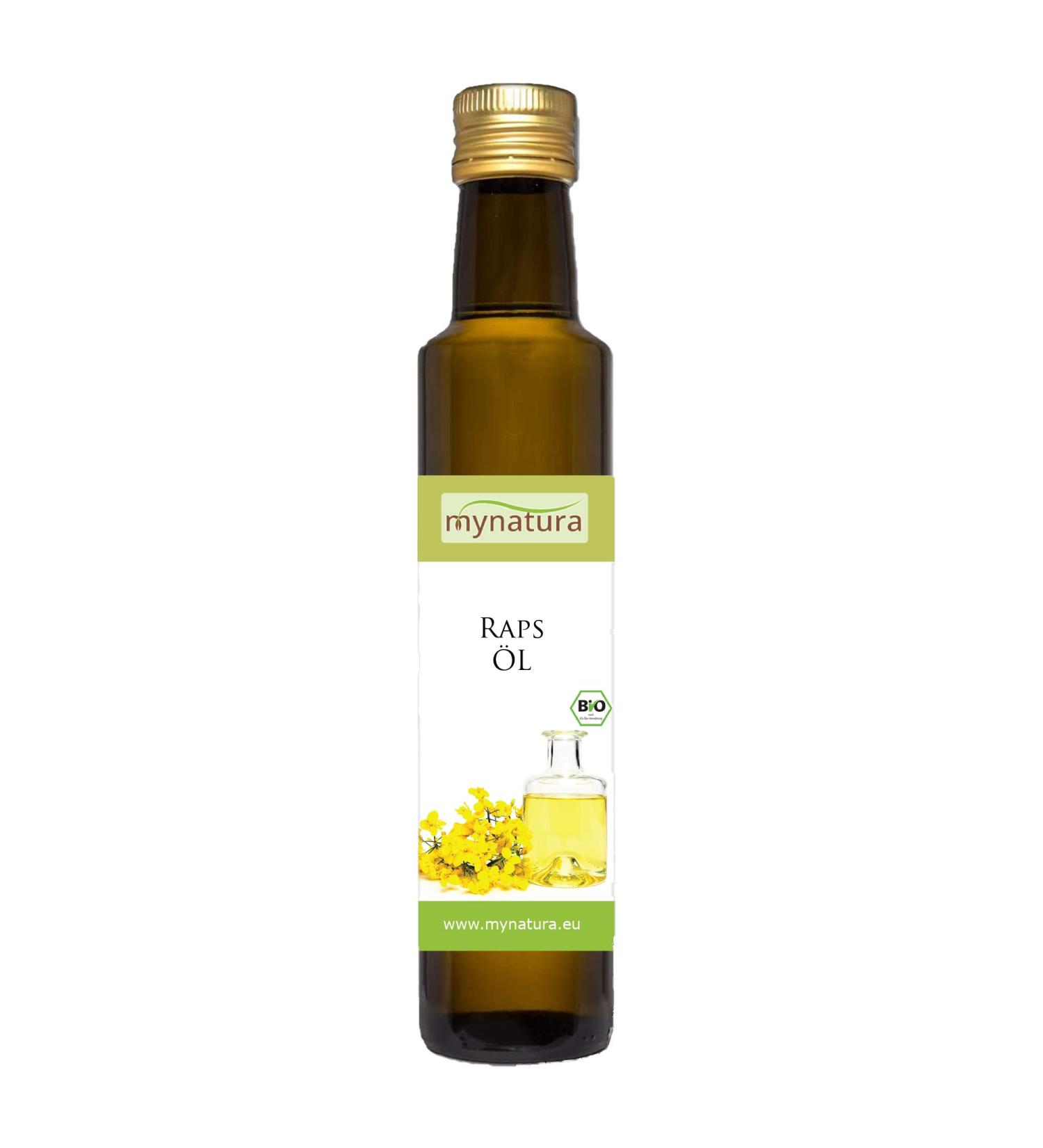 Mynatura Organic Cold-Pressed Rapeseed Oil - 6x500ml | Premium Cooking & Vegetable Oil - Buy Online on SooperMarket.com