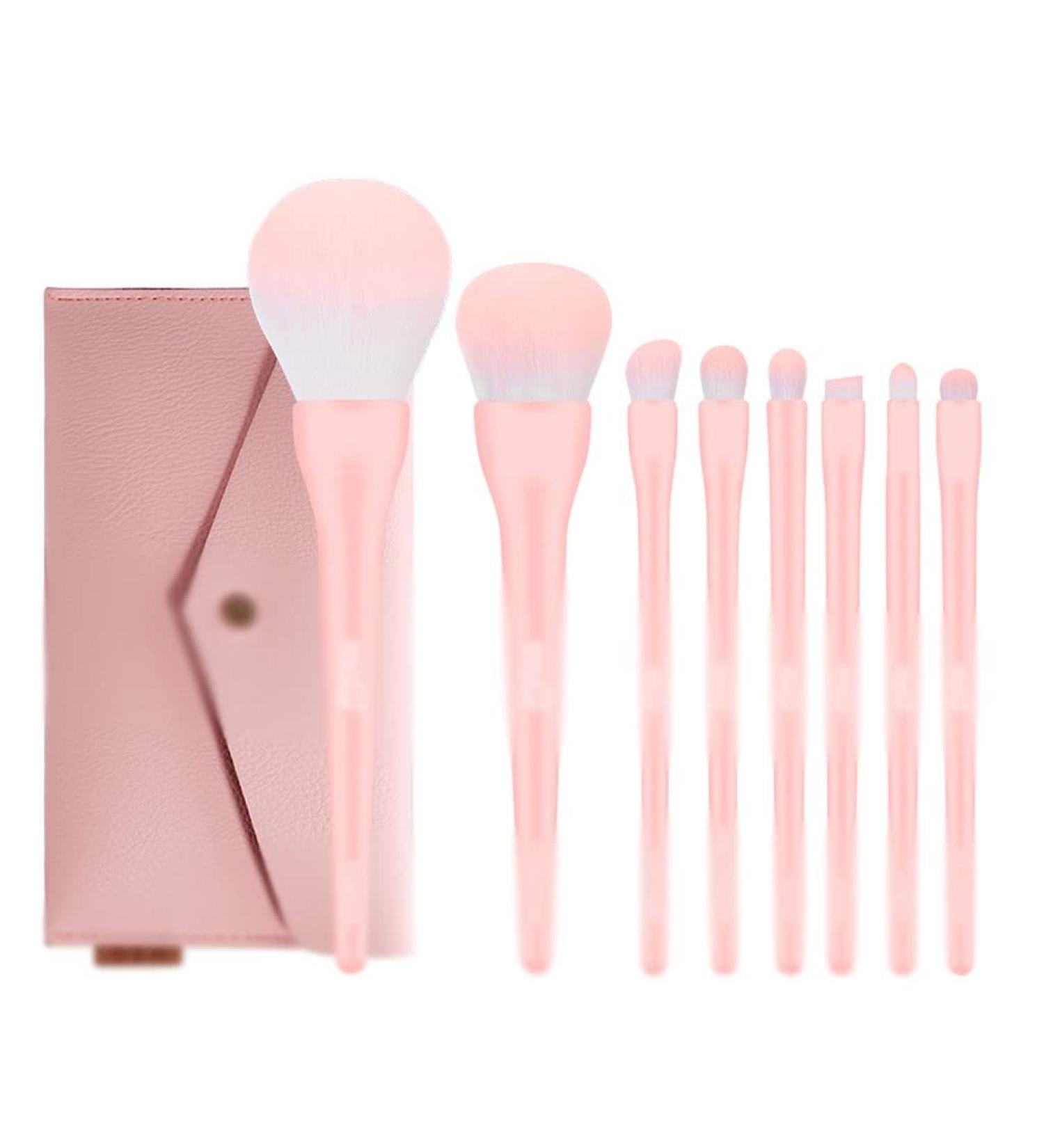DFHBFG Set of 8 Makeup Brushes - Full Eye Shadow & Face Brush Set for Flawless Makeup Application - Buy Online on SooperMarket.com