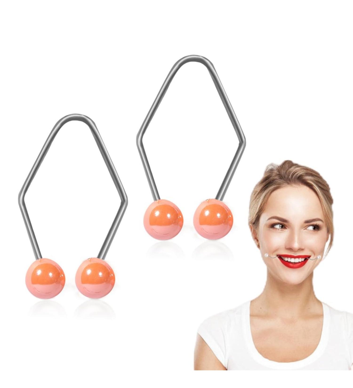 Buy Dimple Makers for Face - Facial Dimple Trainer for Perfect Smile | International Shipping Available - Orange - Buy Online on SooperMarket.com
