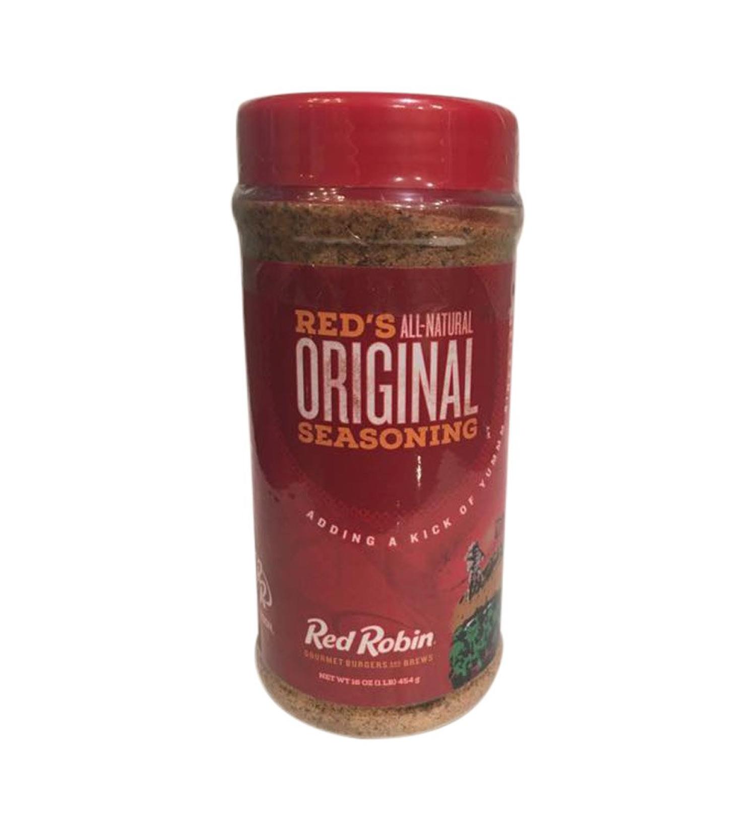 Red Robin All-Natural Original Seasoning 16oz - Gourmet Burger & Food Seasoning 1lb - Buy Online on SooperMarket.com