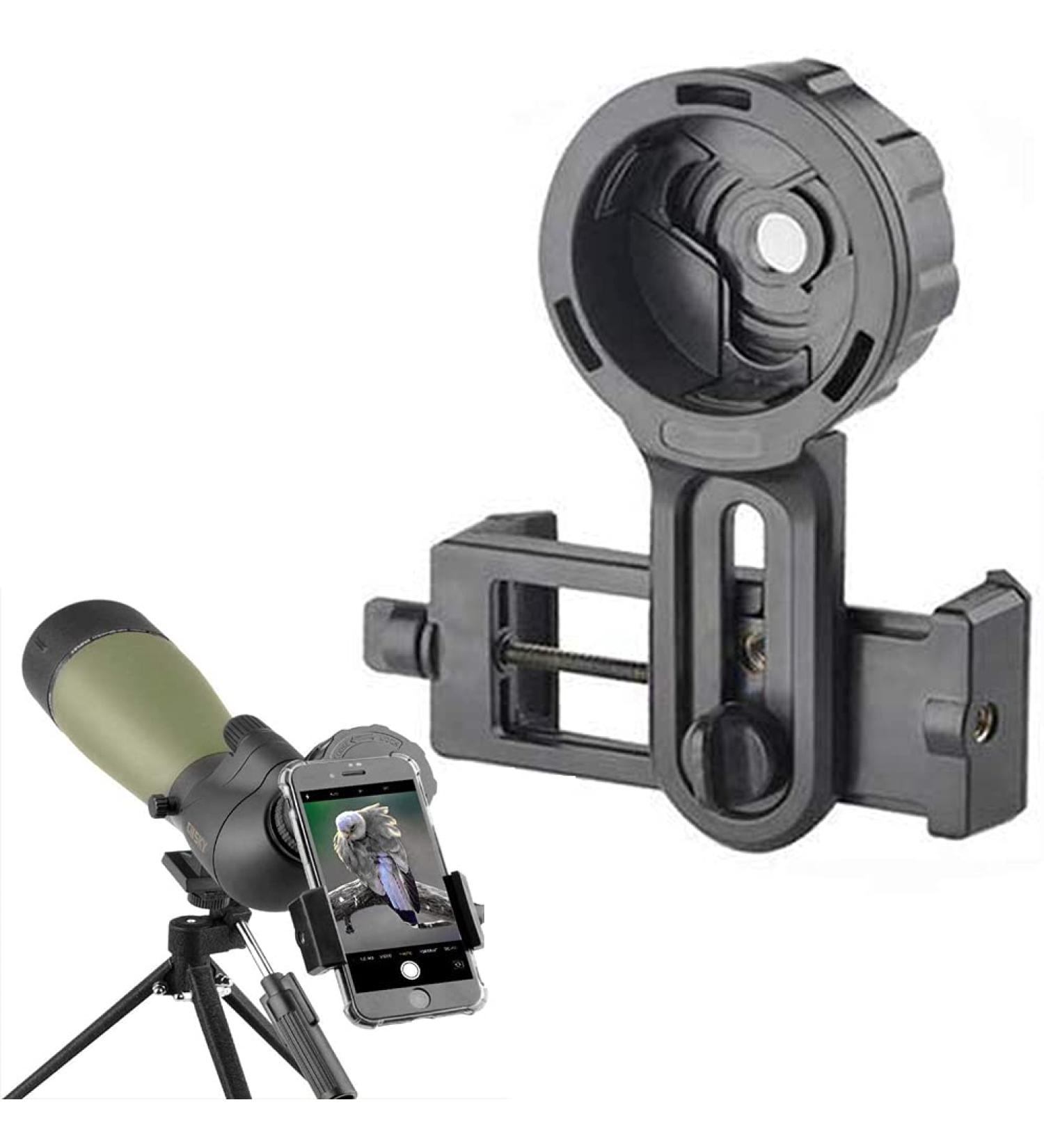Gosky Universal Spotting Scope Smartphone Camera Adapter - Quick Alignment Digiscoping Mount for Binoculars, Monoculars - Capture and Share Beauty with Friends - Buy Online on SooperMarket.com