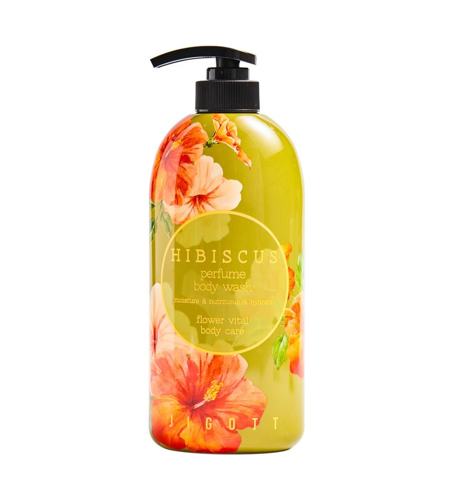 Hibiscus Perfume Body Wash 25.3 FL OZ | Luxurious Moisturizing Cleanser - International Shipping Available - Buy Online on SooperMarket.com